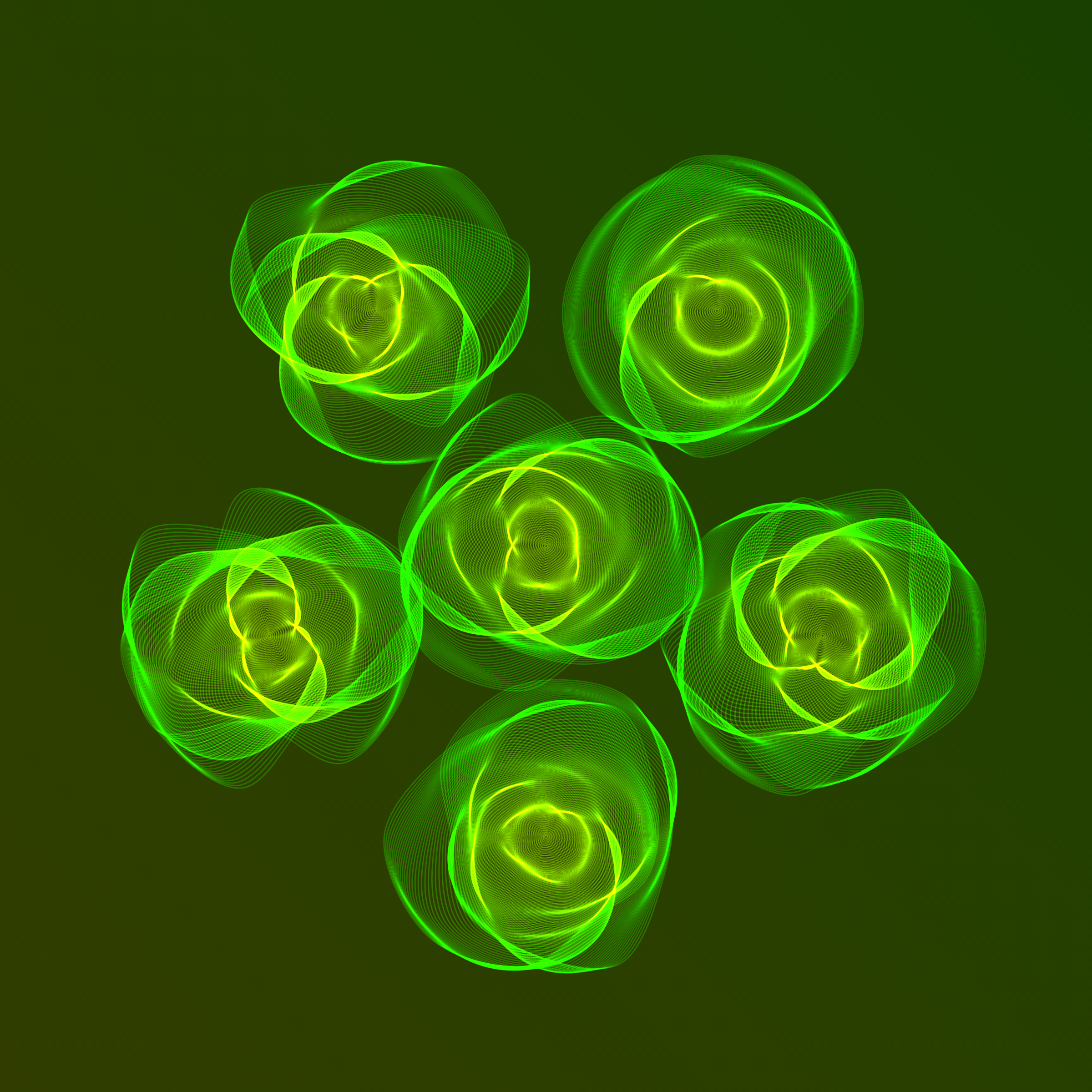 Art Blocks - Art Blocks v2 - Flowers #5361 - NFT # 116005361