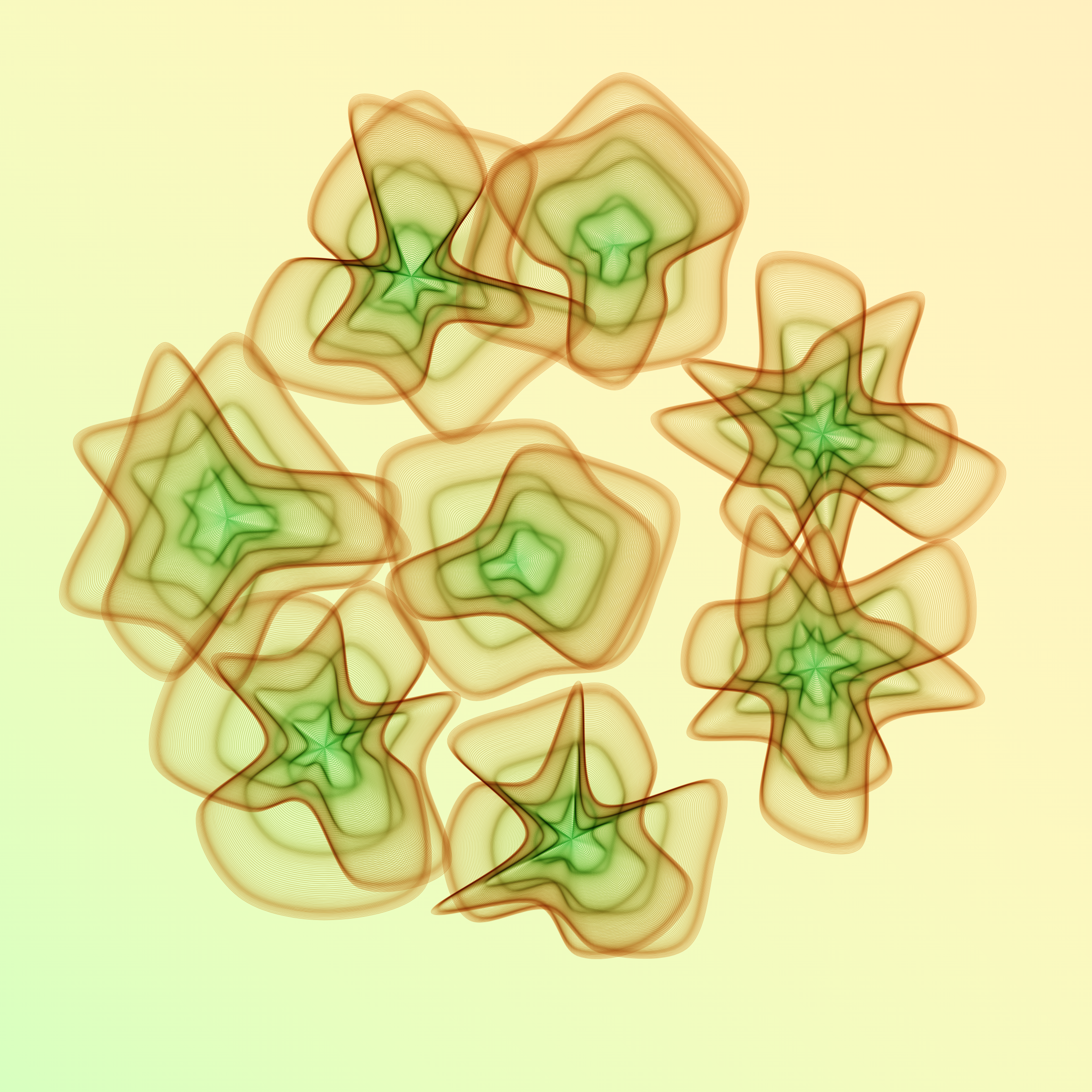 Art Blocks - Art Blocks v2 - Flowers #5362 - NFT # 116005362