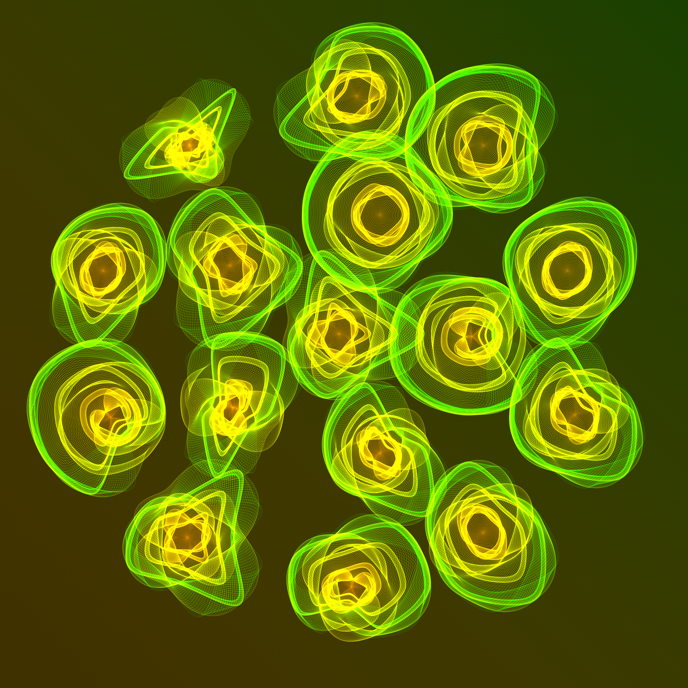 Art Blocks - Art Blocks v2 - Flowers #5378 - NFT # 116005378