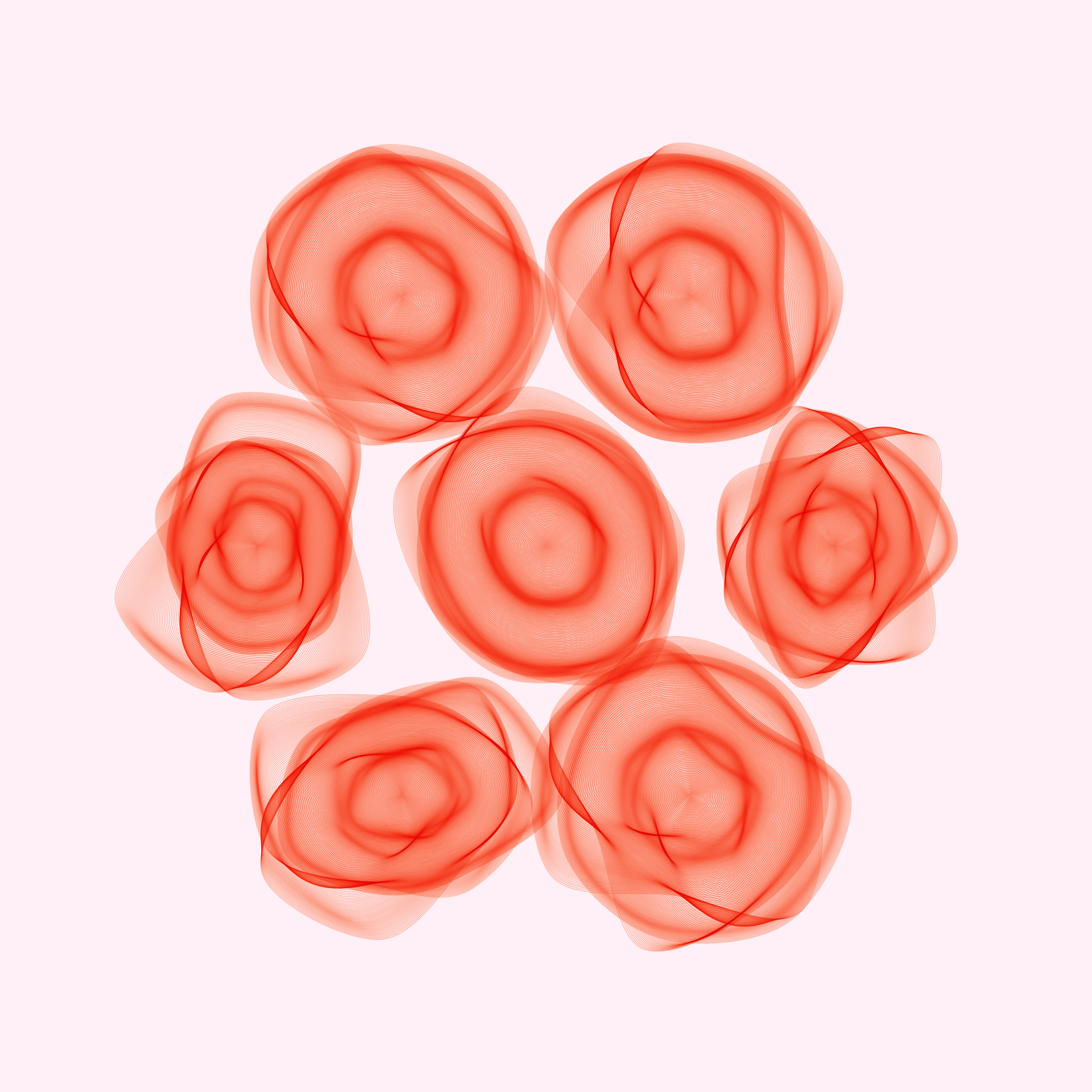 Art Blocks - Art Blocks v2 - Flowers #5392 - NFT # 116005392