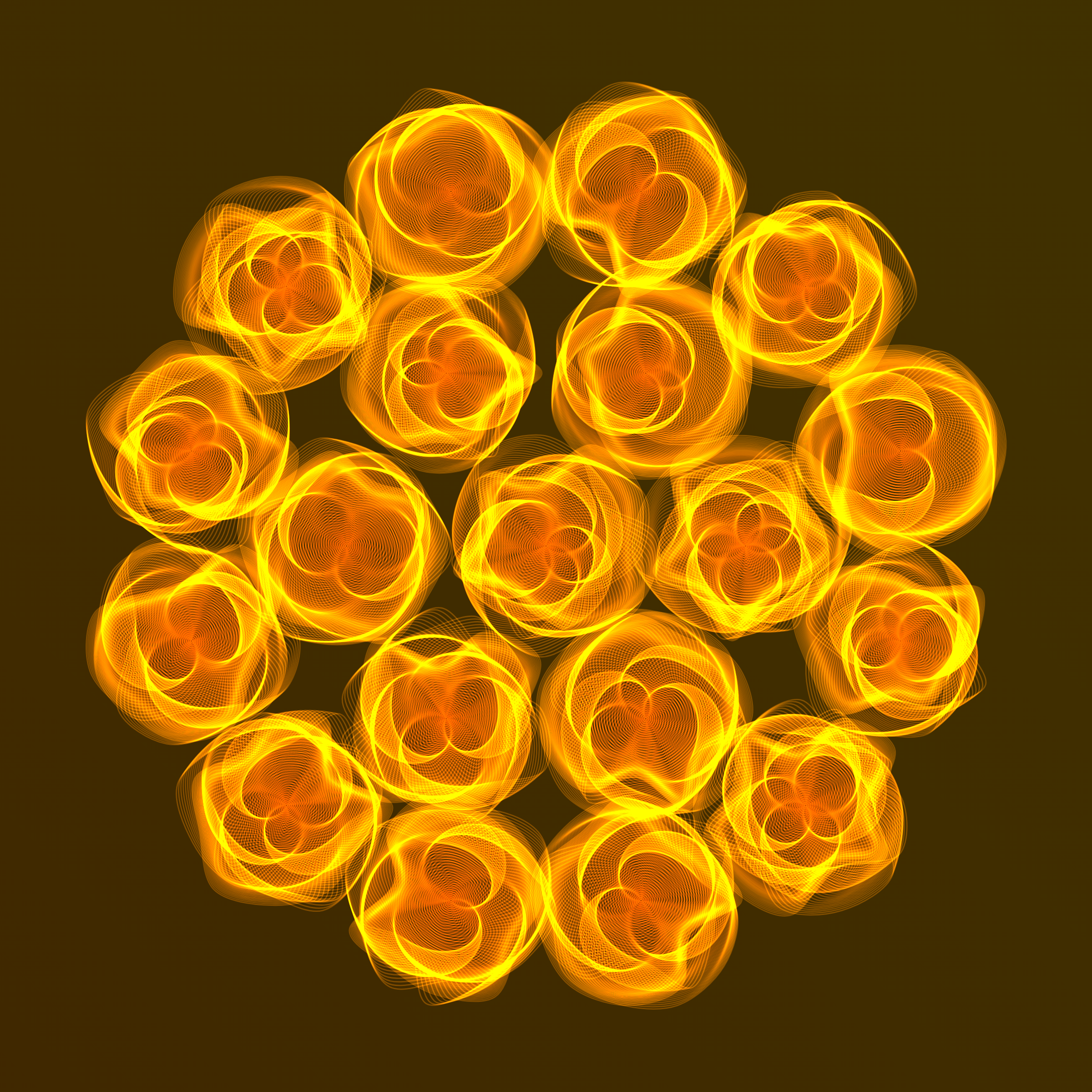 Art Blocks - Art Blocks v2 - Flowers #5410 - NFT # 116005410