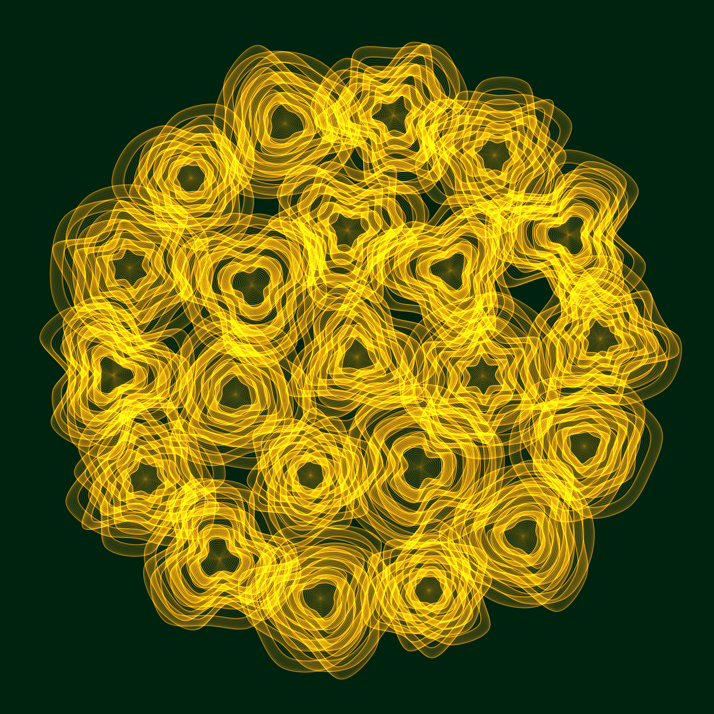 Art Blocks - Art Blocks v2 - Flowers #5419 - NFT # 116005419