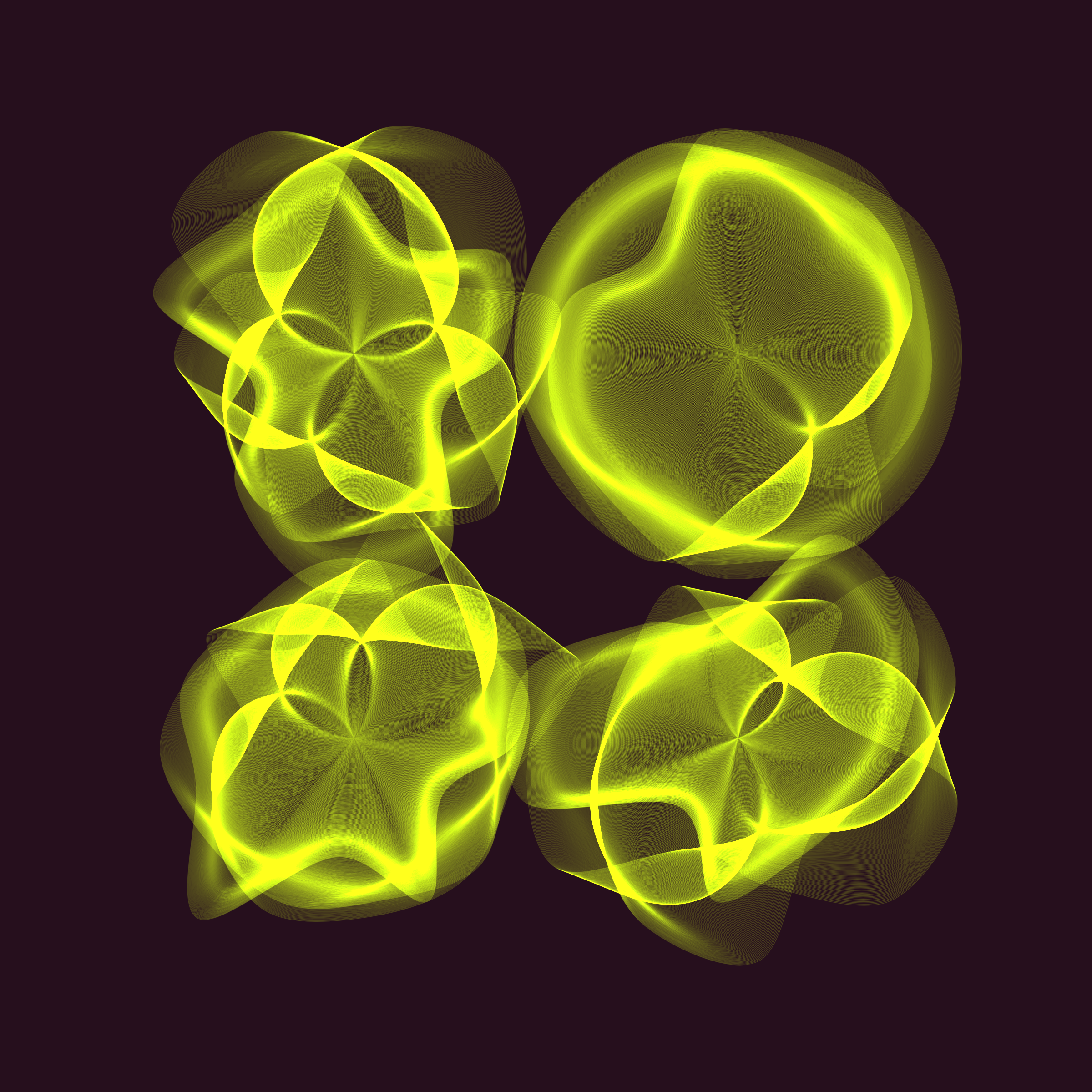 Art Blocks - Art Blocks v2 - Flowers #5421 - NFT # 116005421