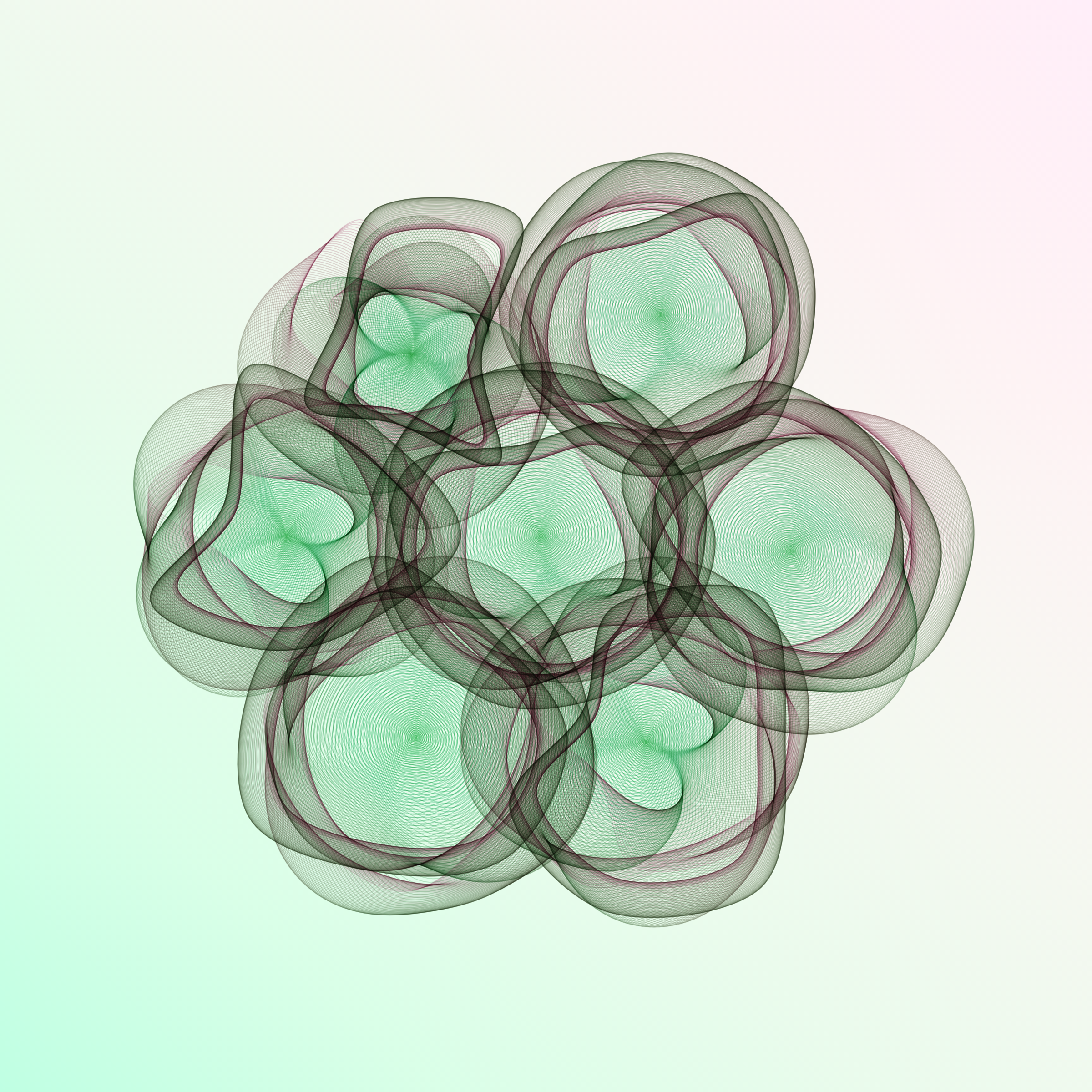 Art Blocks - Art Blocks v2 - Flowers #5424 - NFT # 116005424