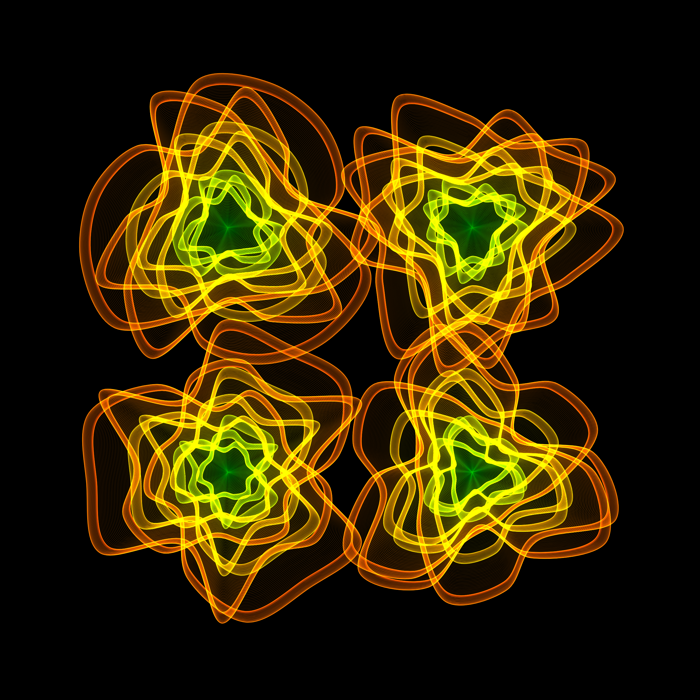 Art Blocks - Art Blocks v2 - Flowers #5427 - NFT # 116005427