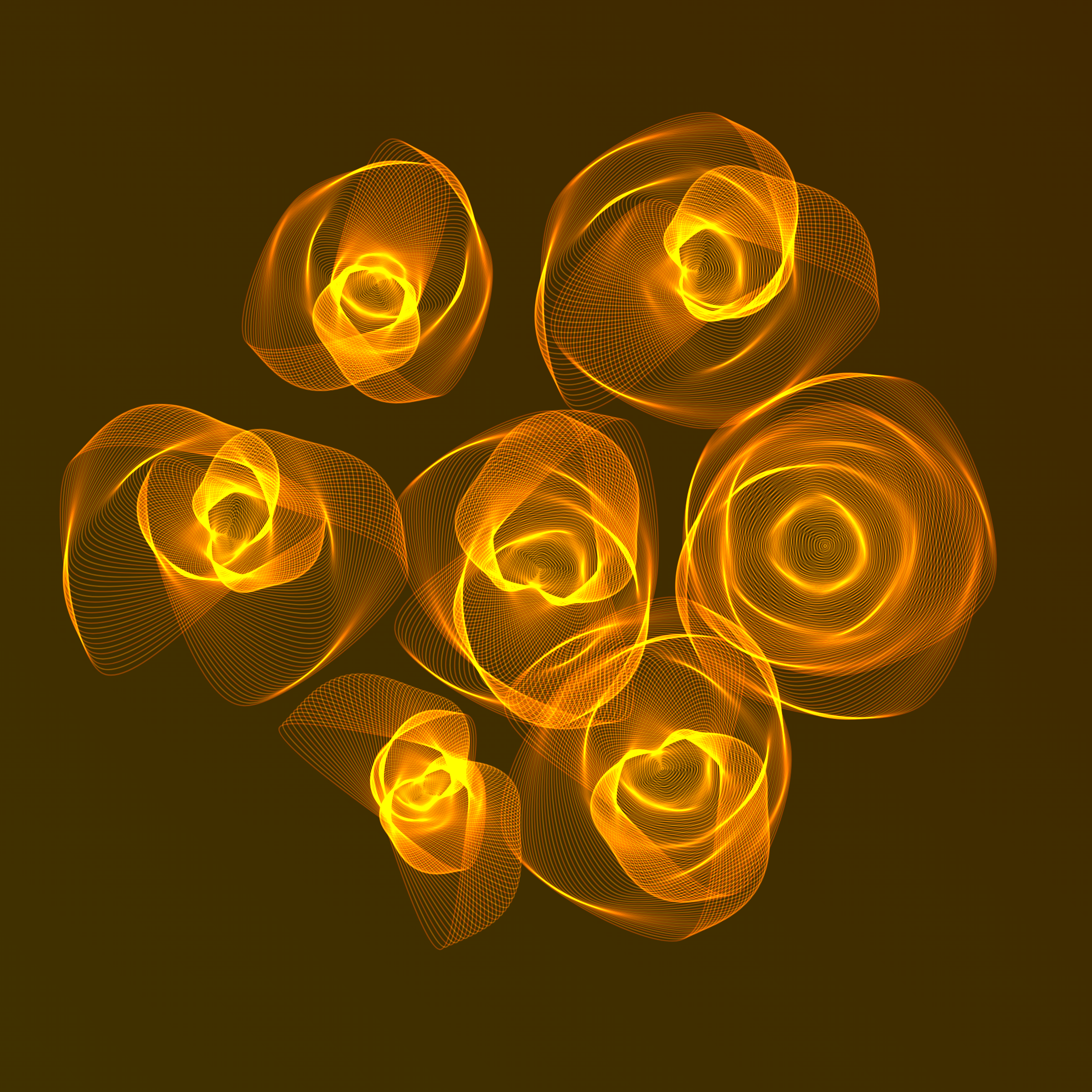 Art Blocks - Art Blocks v2 - Flowers #5432 - NFT # 116005432