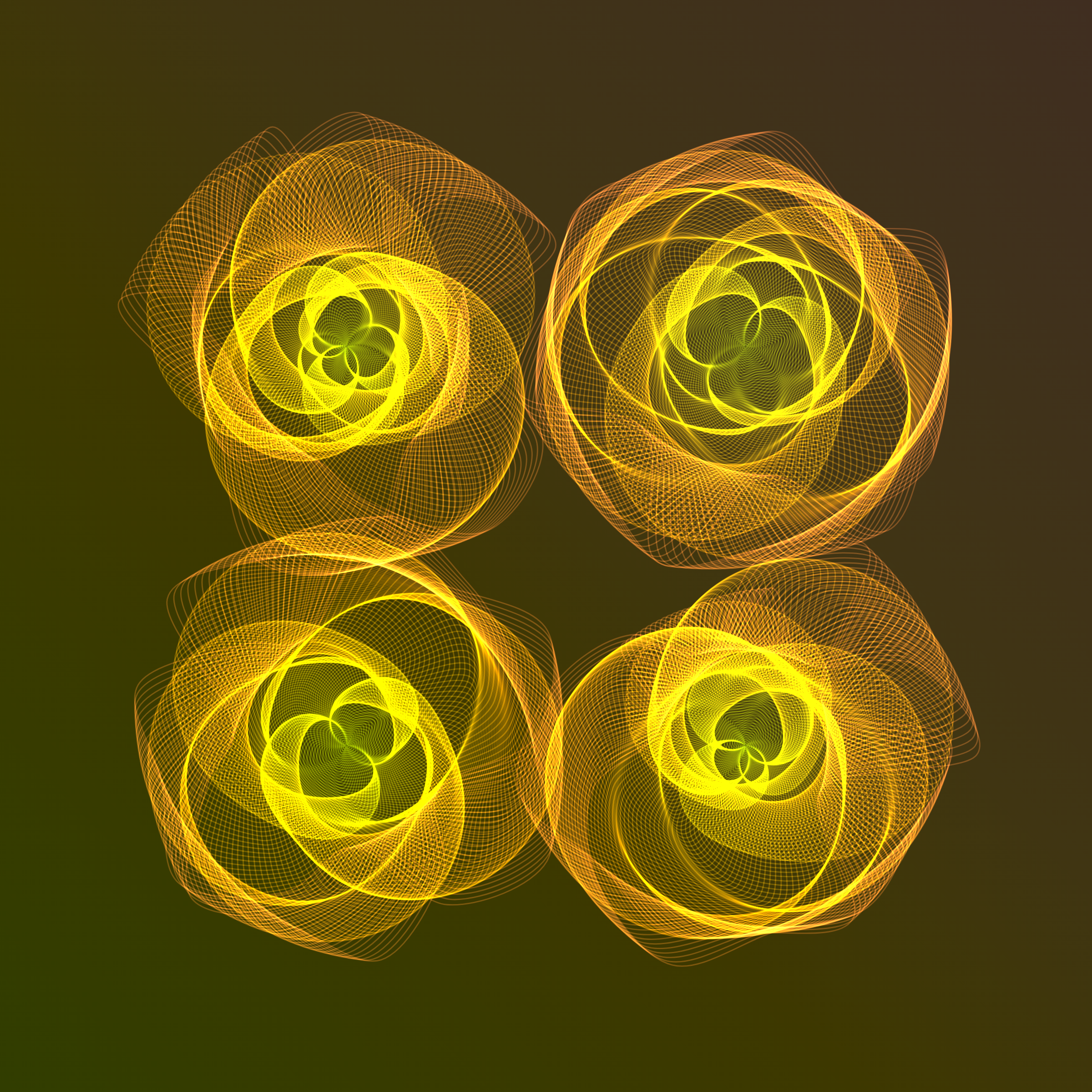 Art Blocks - Art Blocks v2 - Flowers #5437 - NFT # 116005437