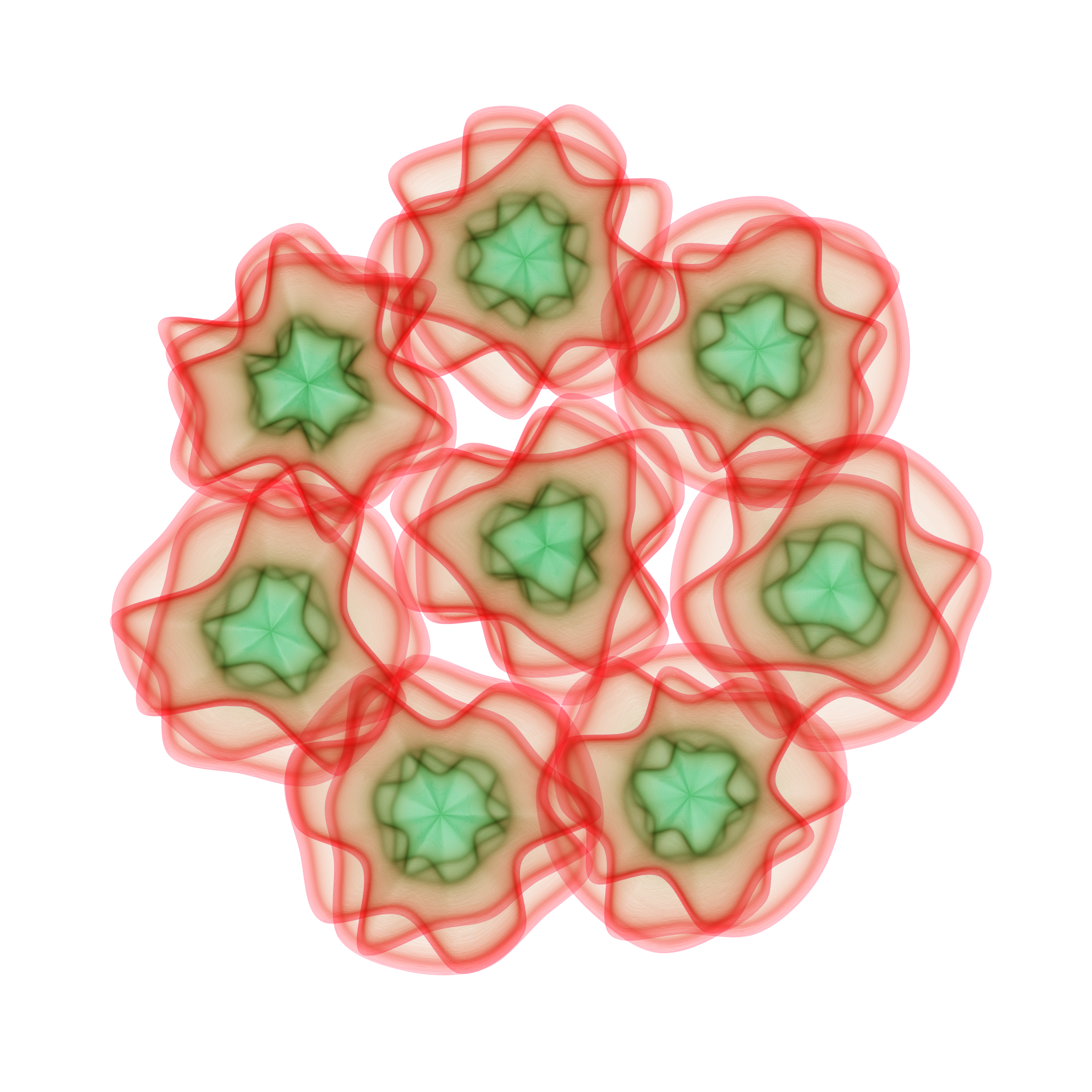 Art Blocks - Art Blocks v2 - Flowers #5438 - NFT # 116005438