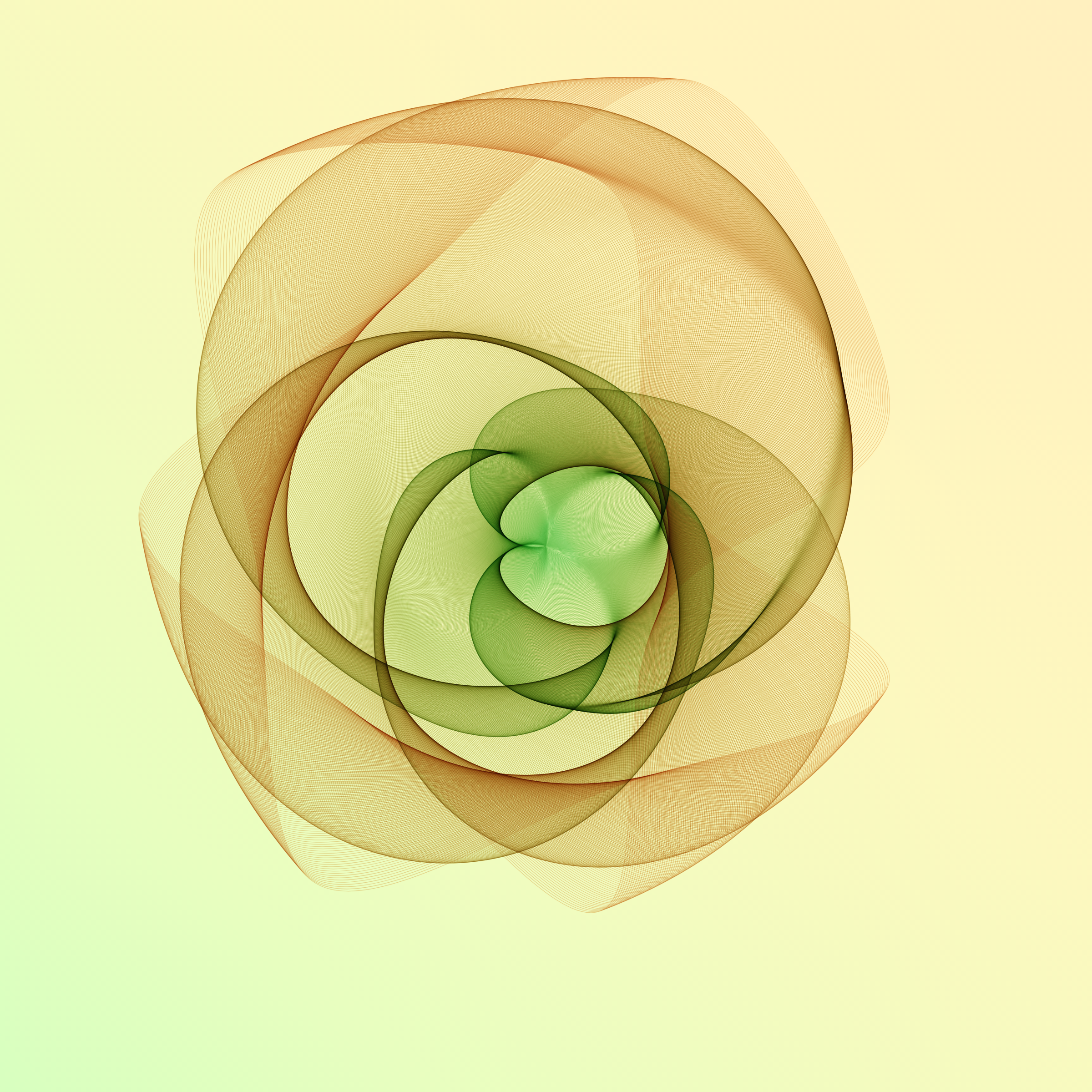 Art Blocks - Art Blocks v2 - Flowers #5443 - NFT # 116005443