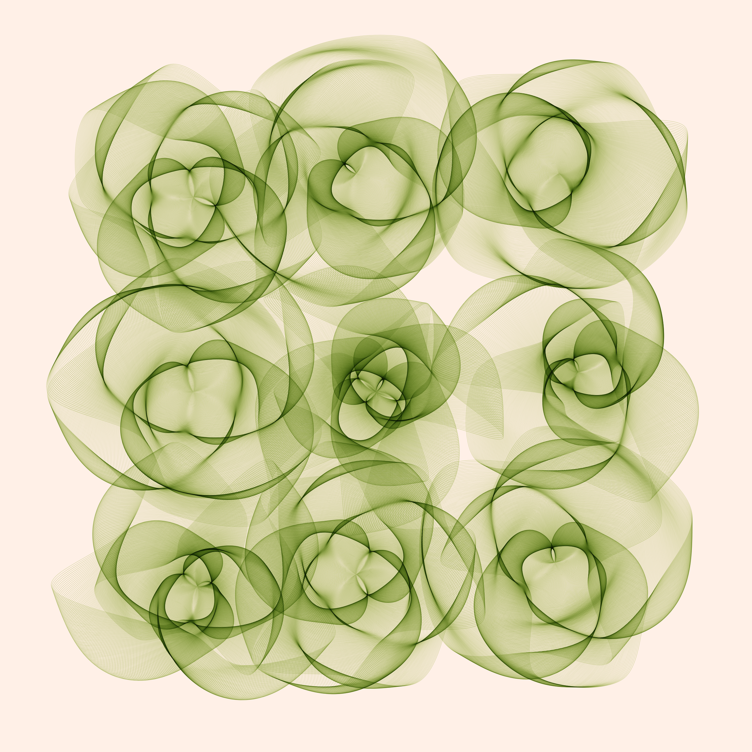 Art Blocks - Art Blocks v2 - Flowers #5451 - NFT # 116005451