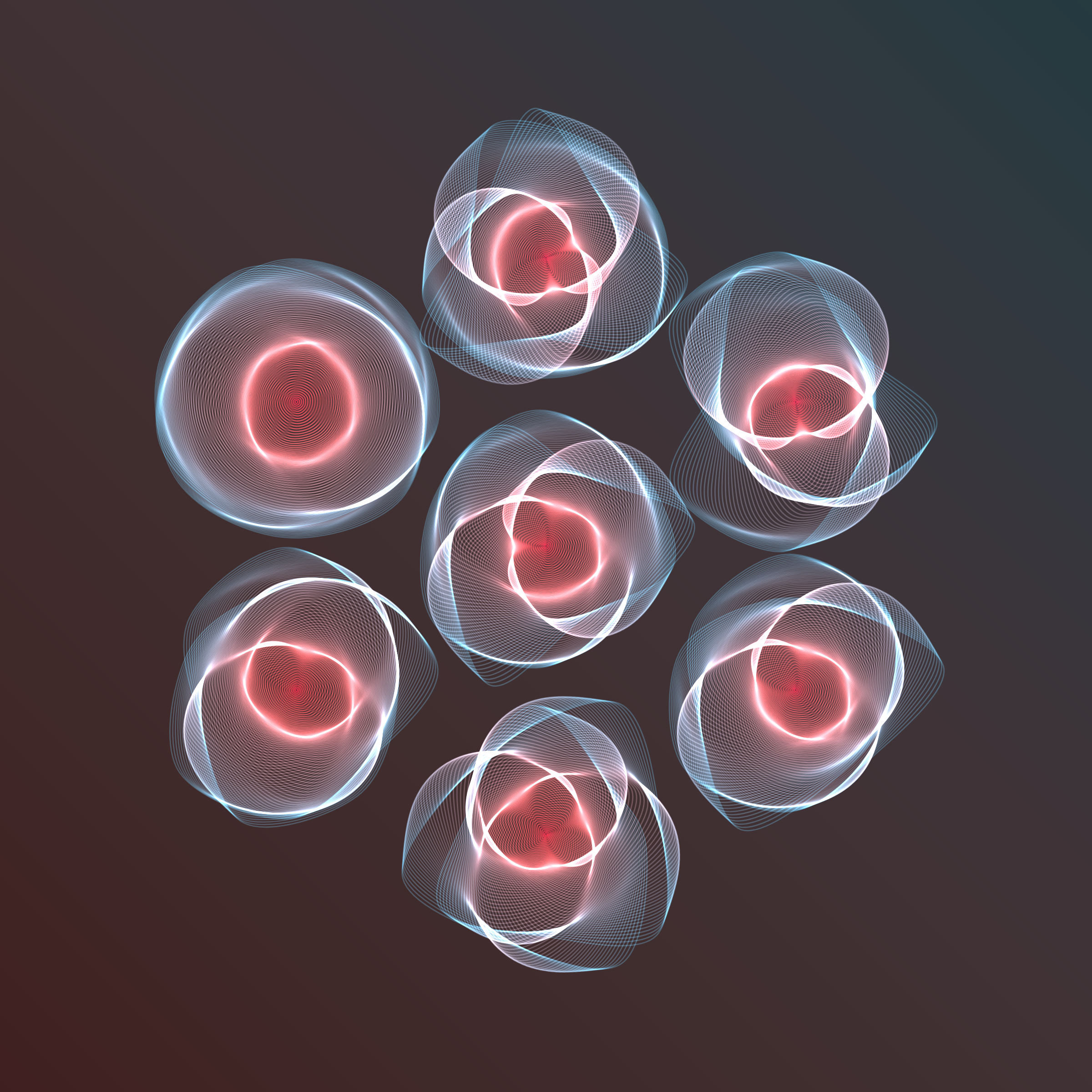 Art Blocks - Art Blocks v2 - Flowers #5455 - NFT # 116005455