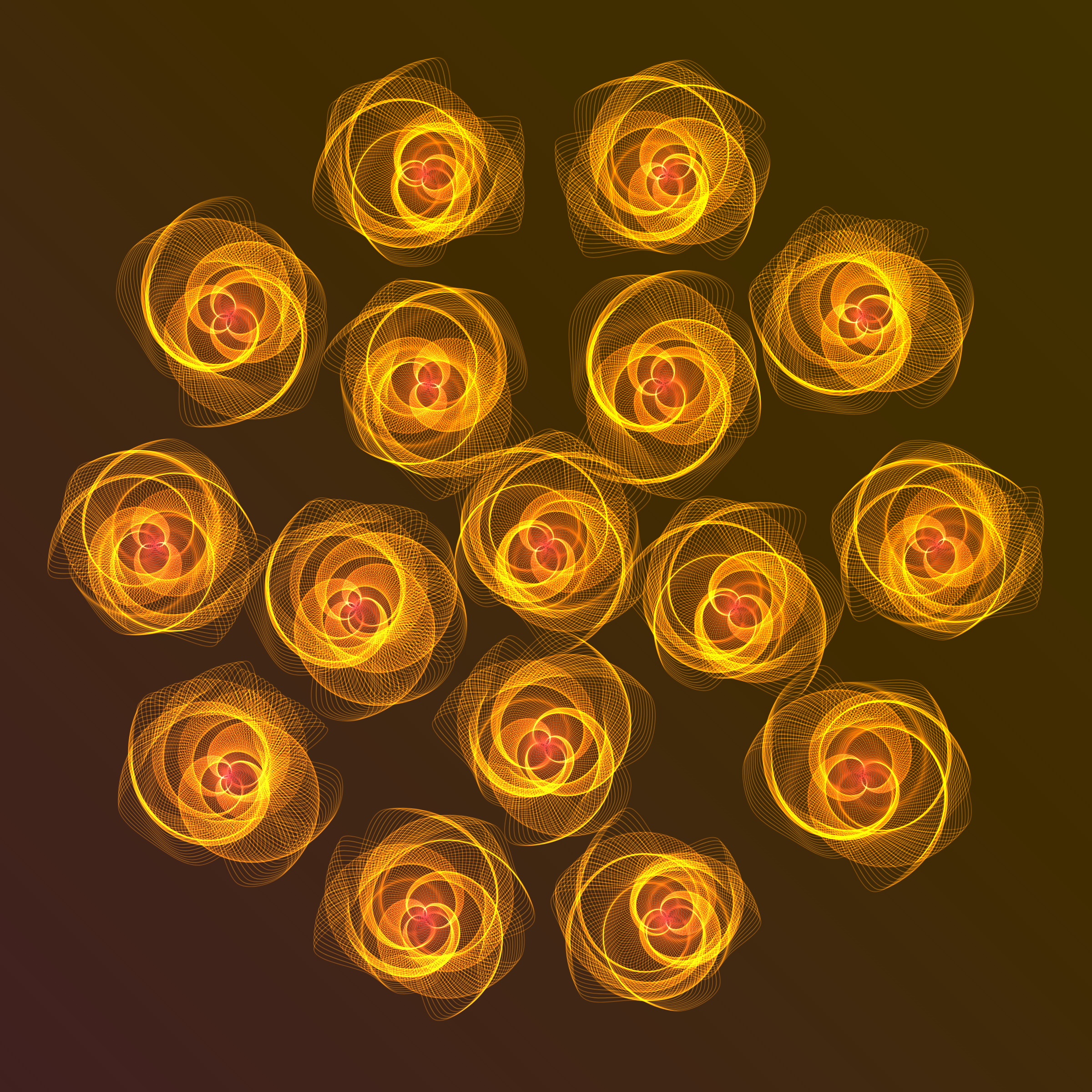 Art Blocks - Art Blocks v2 - Flowers #5473 - NFT # 116005473