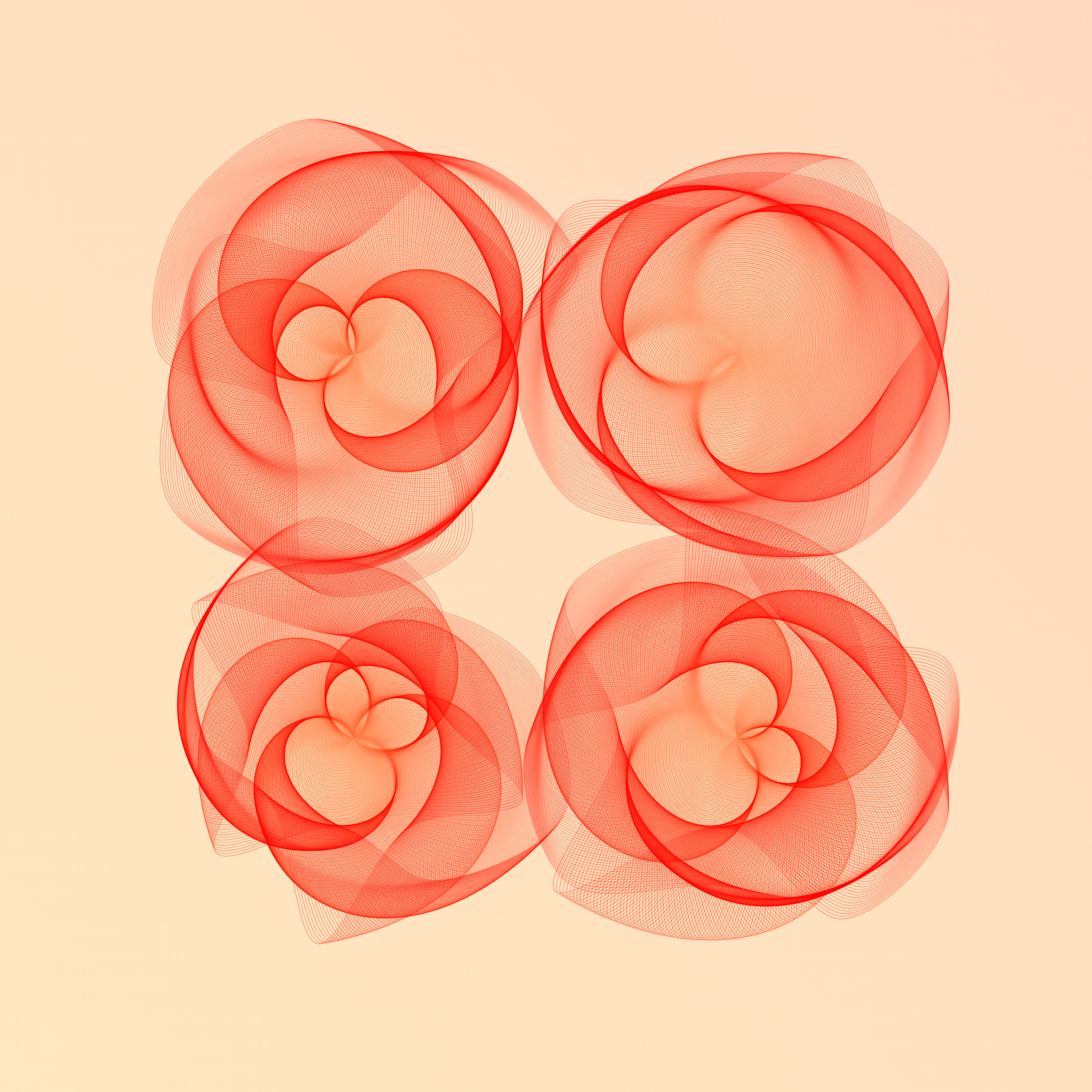 Art Blocks - Art Blocks v2 - Flowers #5474 - NFT # 116005474