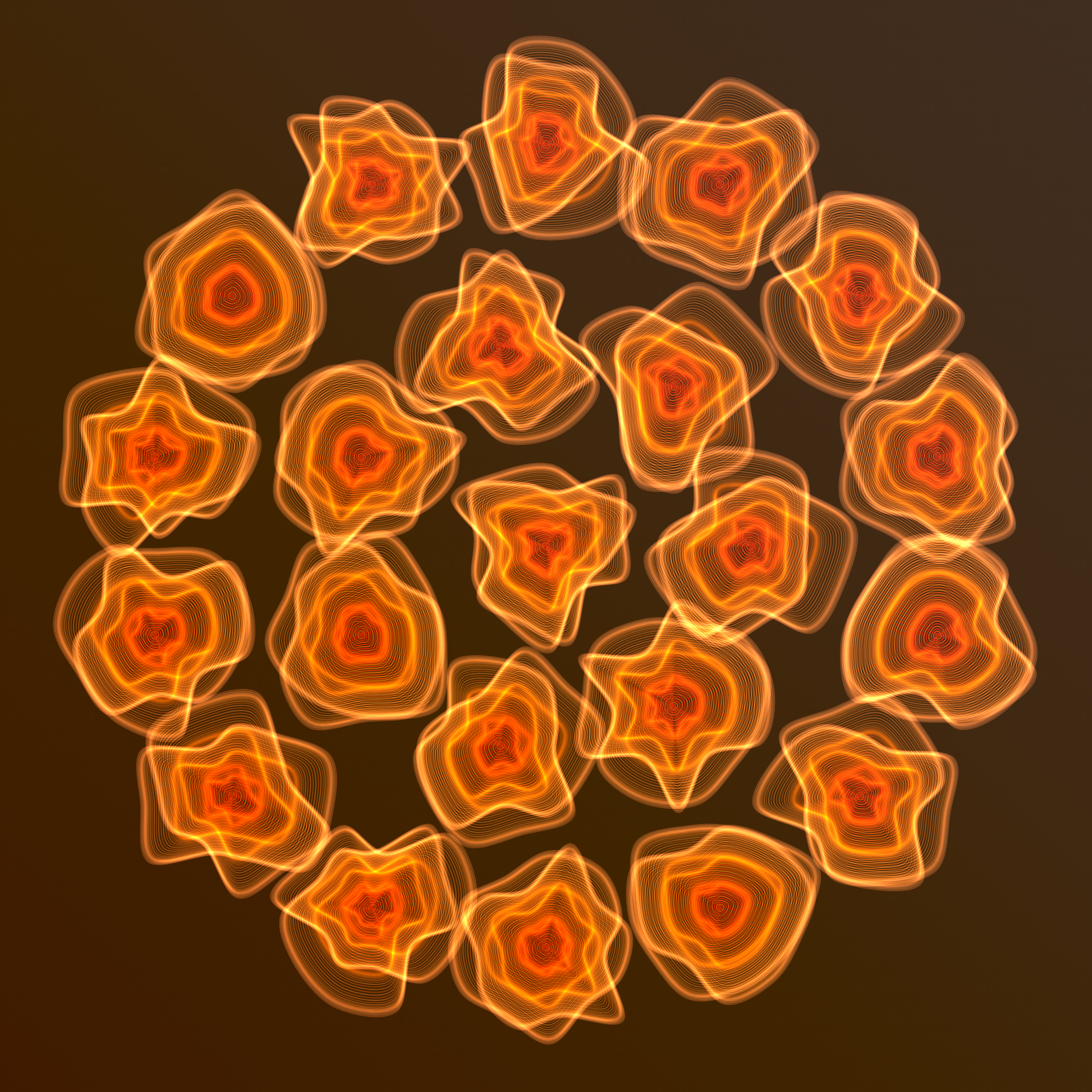 Art Blocks - Art Blocks v2 - Flowers #5483 - NFT # 116005483