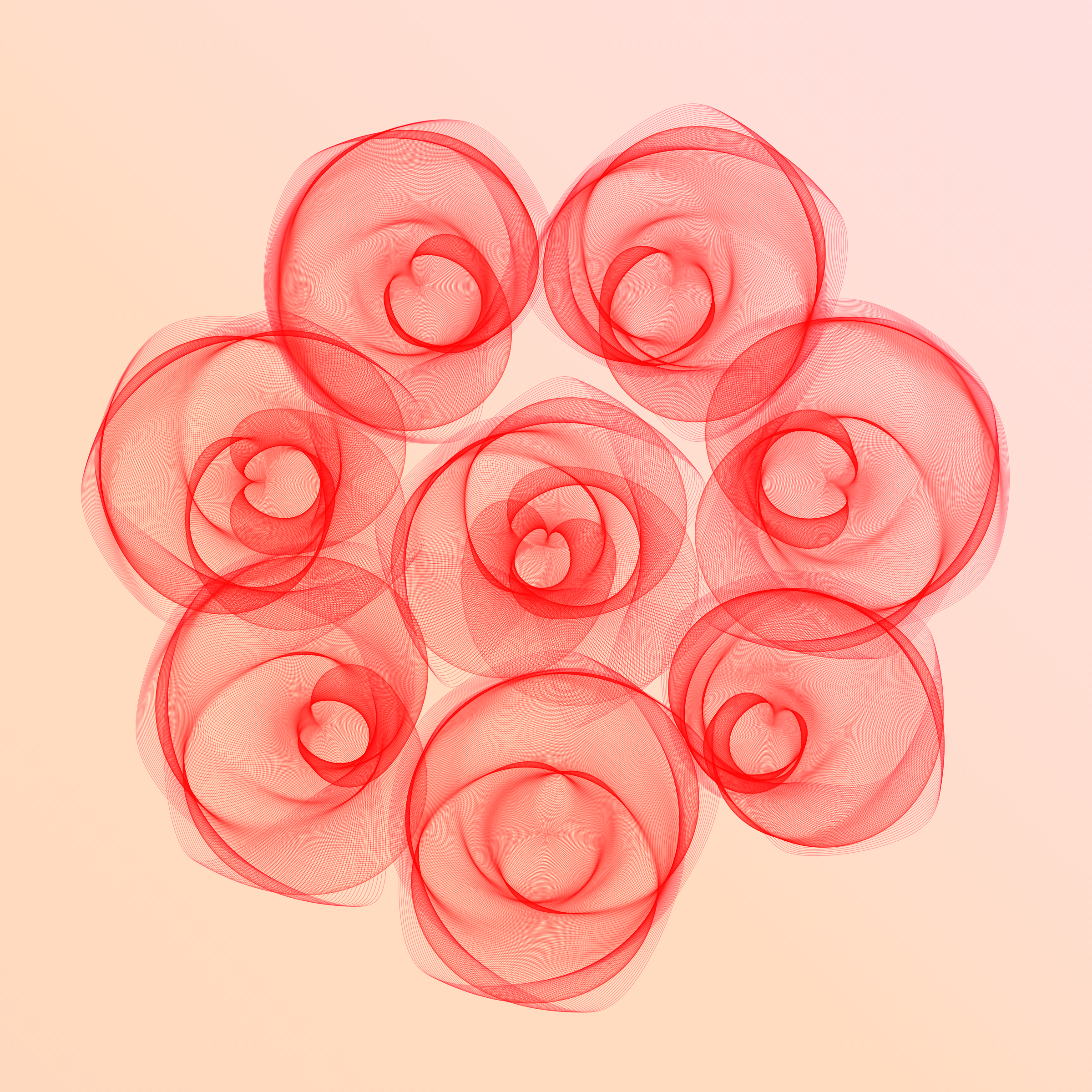 Art Blocks - Art Blocks v2 - Flowers #5484 - NFT # 116005484