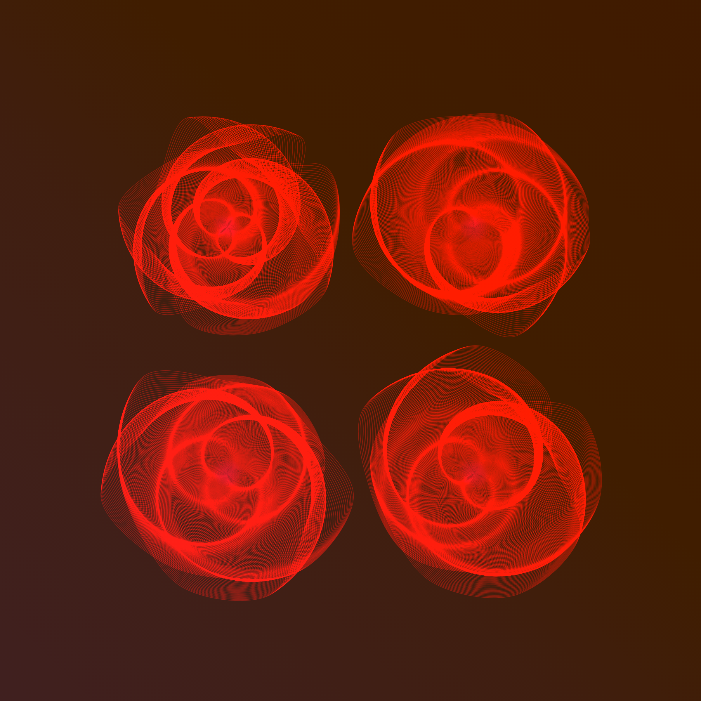 Art Blocks - Art Blocks v2 - Flowers #5492 - NFT # 116005492