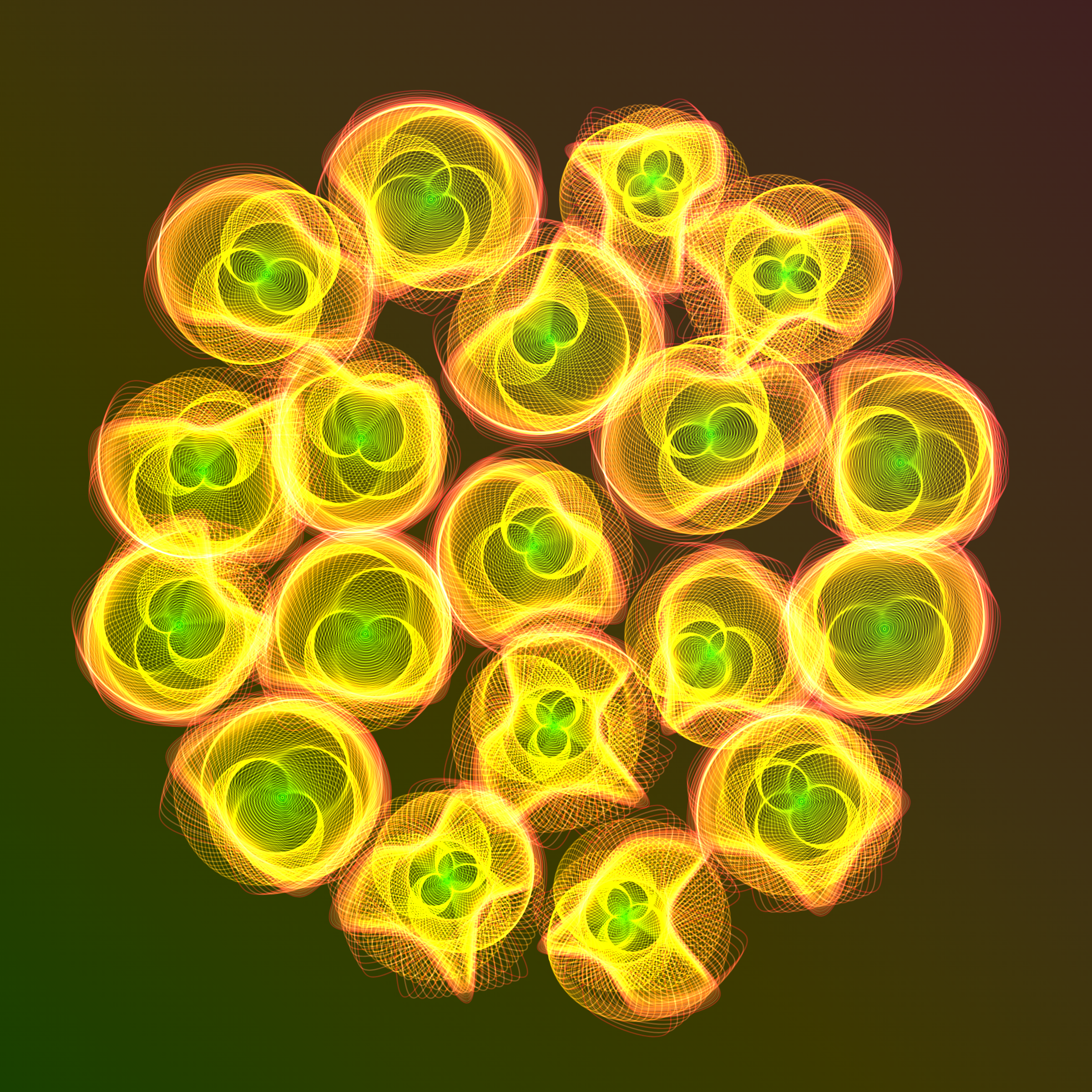 Art Blocks - Art Blocks v2 - Flowers #5493 - NFT # 116005493