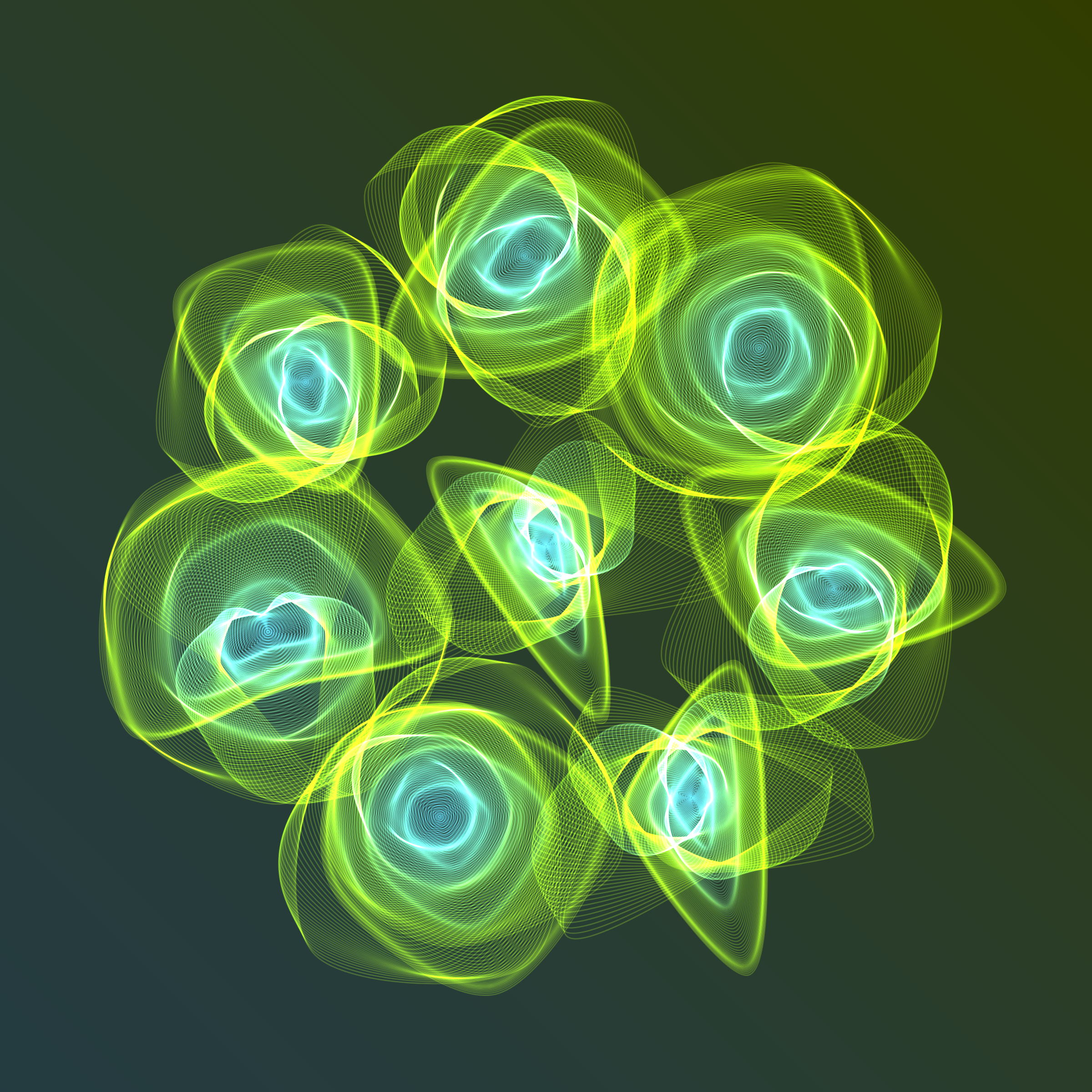 Art Blocks - Art Blocks v2 - Flowers #5497 - NFT # 116005497