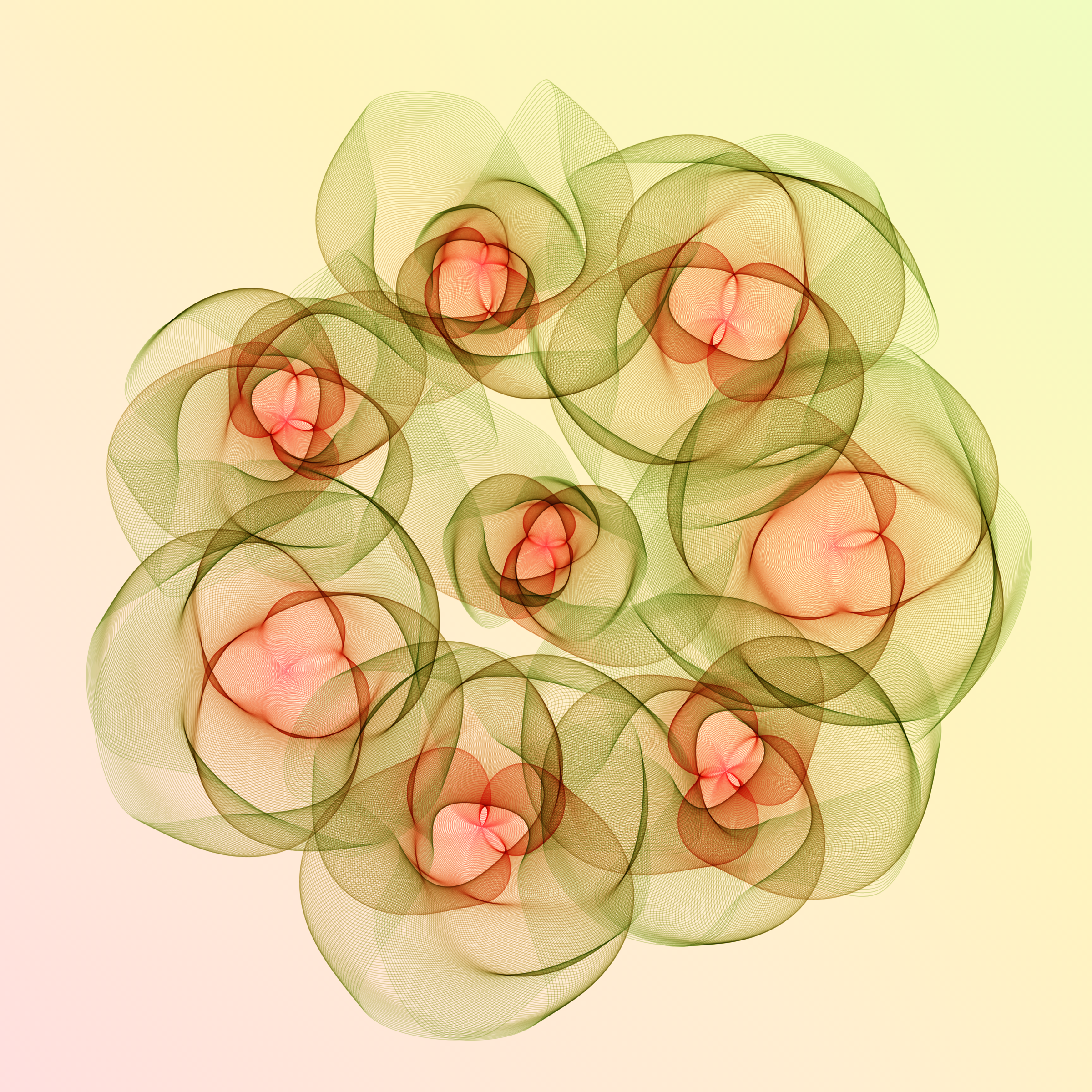 Art Blocks - Art Blocks v2 - Flowers #5510 - NFT # 116005510