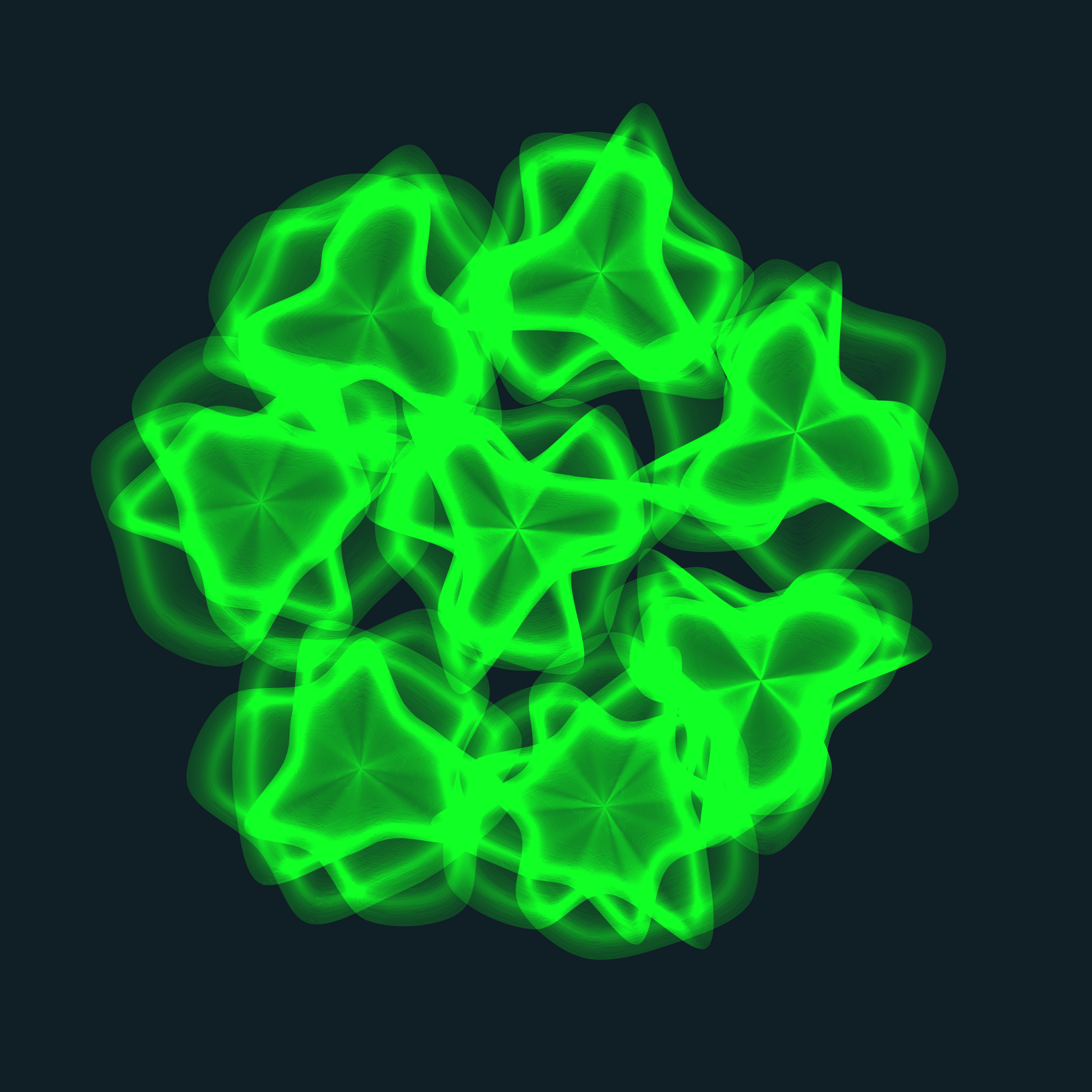 Art Blocks - Art Blocks v2 - Flowers #5513 - NFT # 116005513