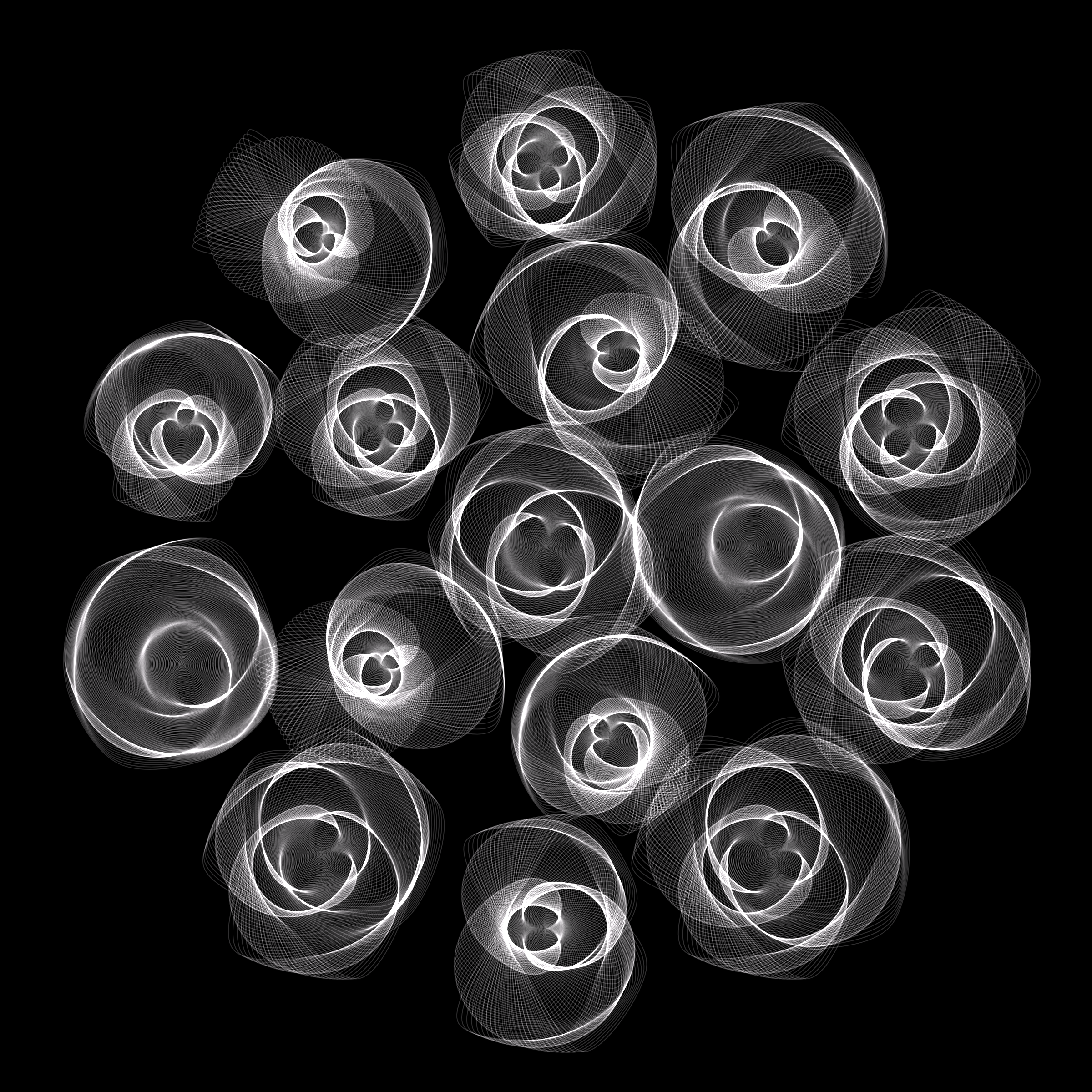 Art Blocks - Art Blocks v2 - Flowers #5515 - NFT # 116005515