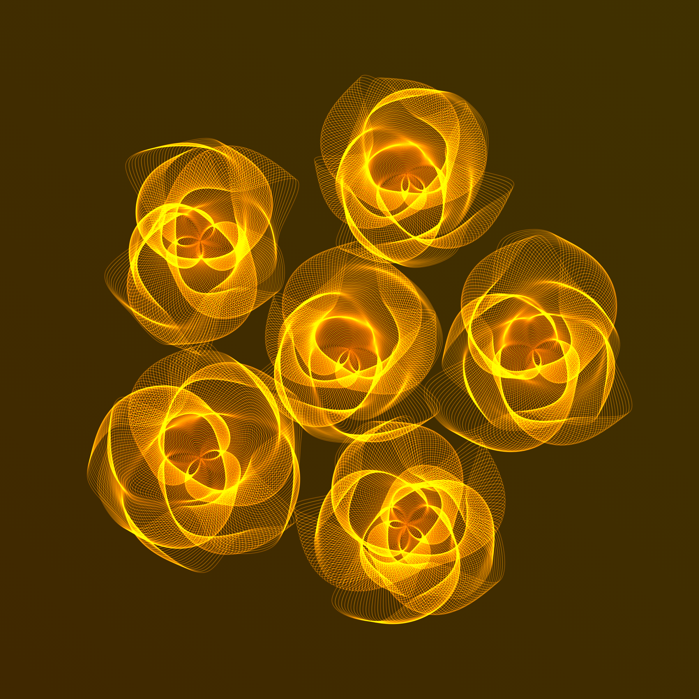 Art Blocks - Art Blocks v2 - Flowers #5540 - NFT # 116005540