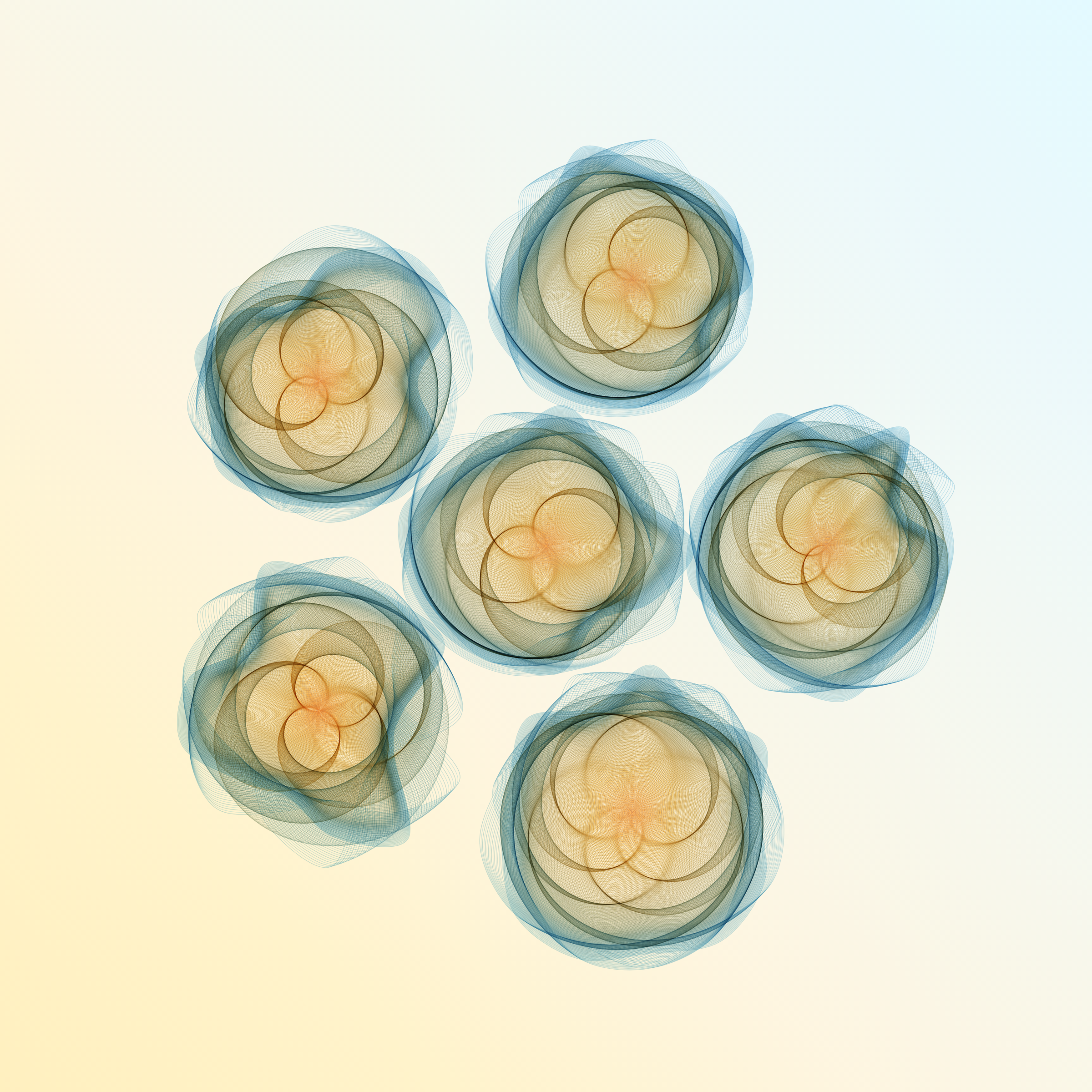 Art Blocks - Art Blocks v2 - Flowers #5542 - NFT # 116005542