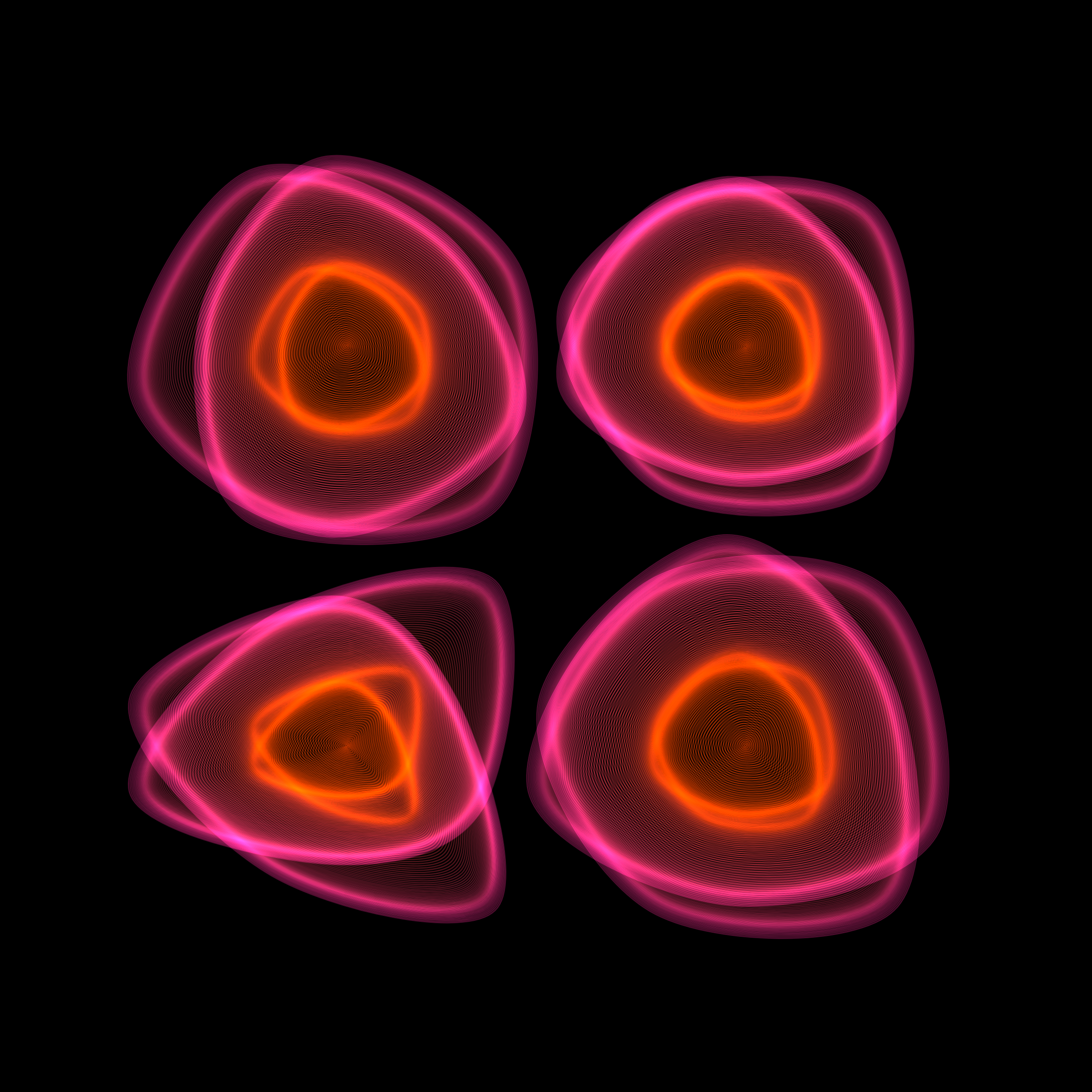 Art Blocks - Art Blocks v2 - Flowers #5554 - NFT # 116005554