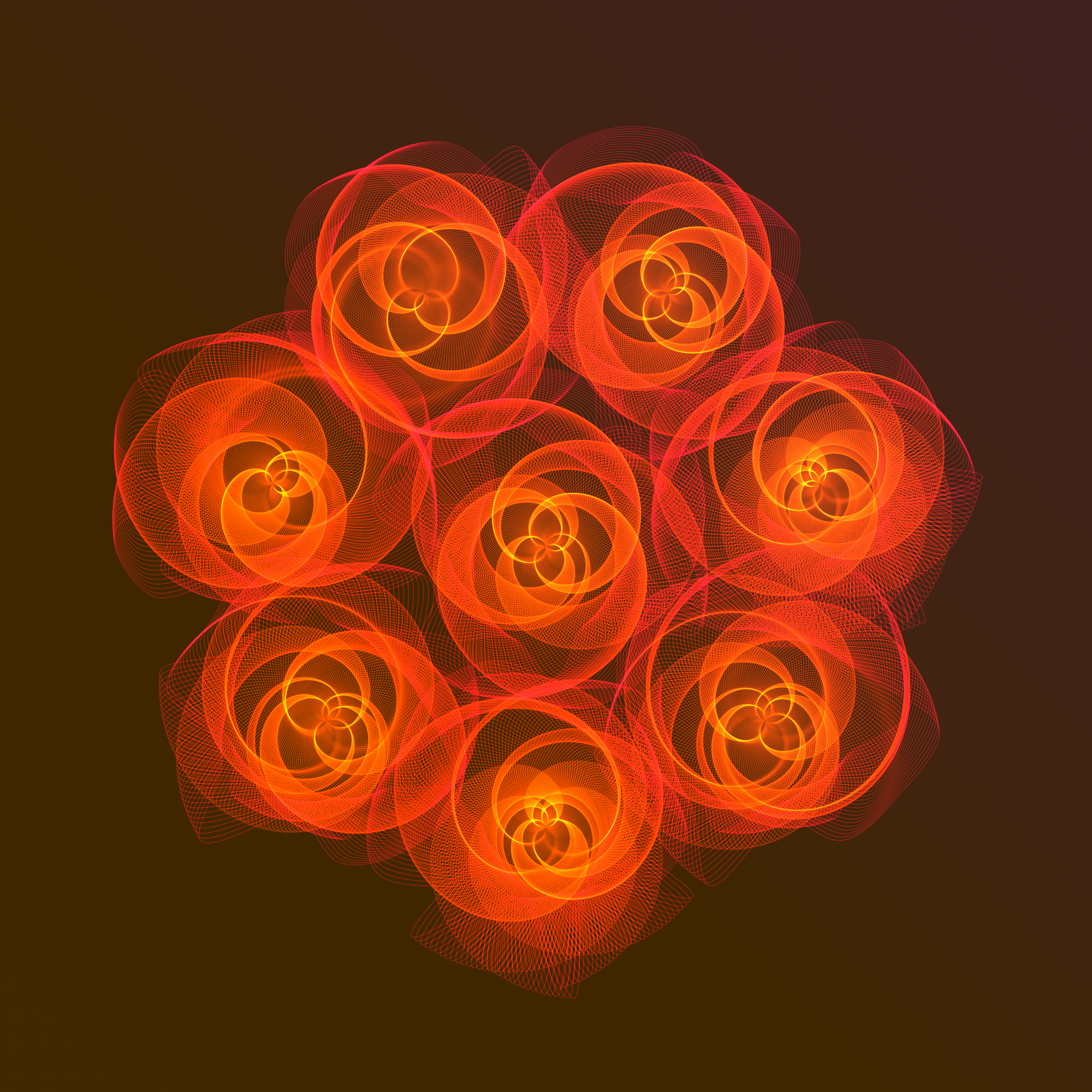 Art Blocks - Art Blocks v2 - Flowers #5574 - NFT # 116005574