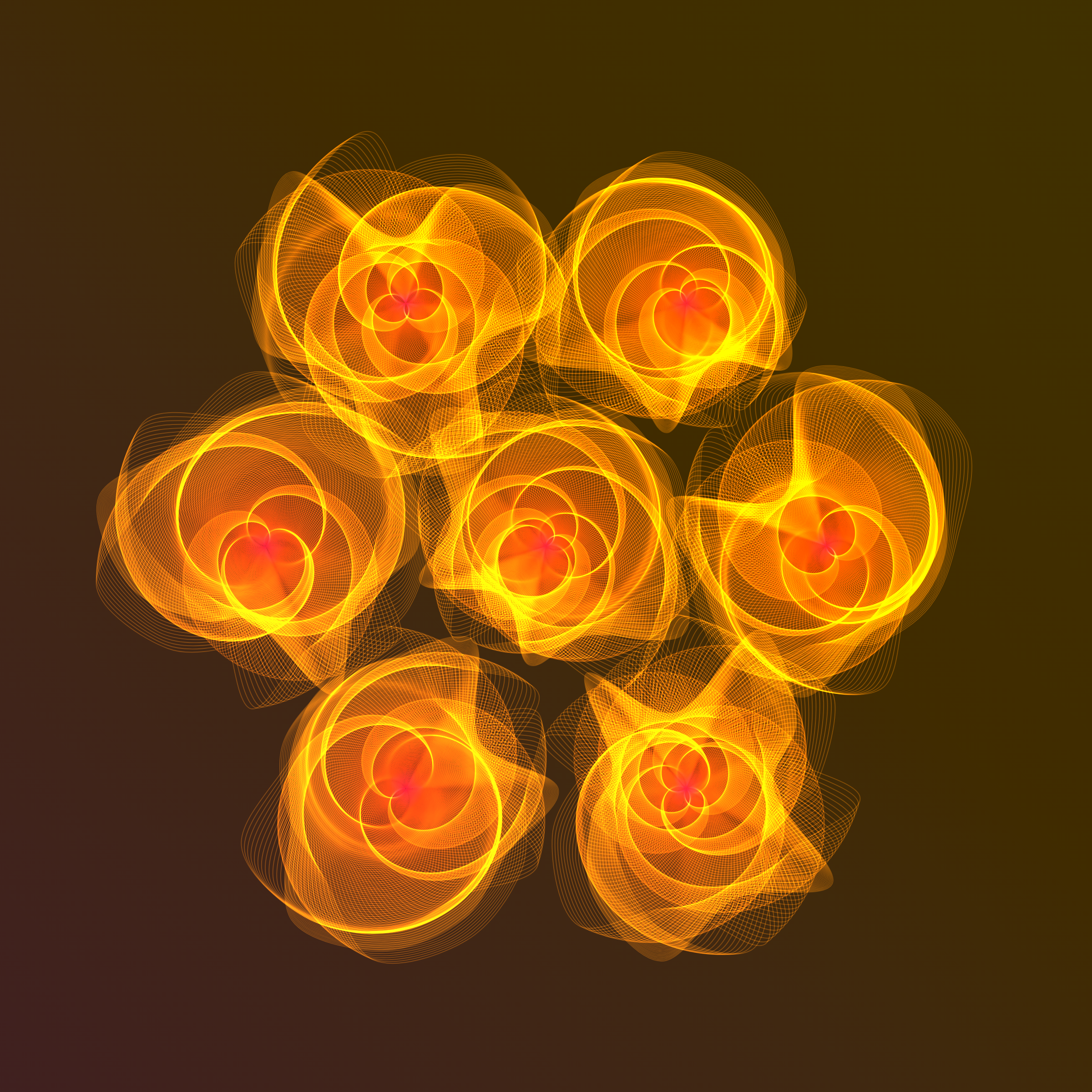 Art Blocks - Art Blocks v2 - Flowers #5585 - NFT # 116005585