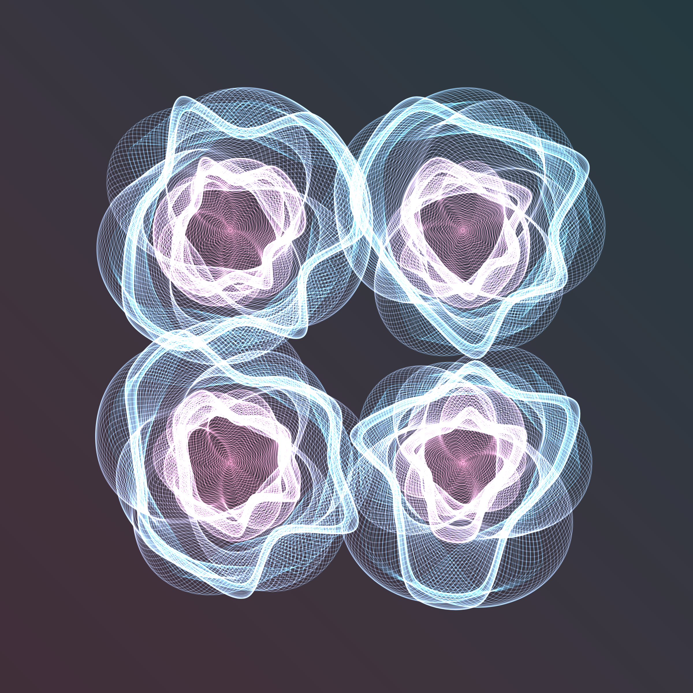 Art Blocks - Art Blocks v2 - Flowers #5592 - NFT # 116005592