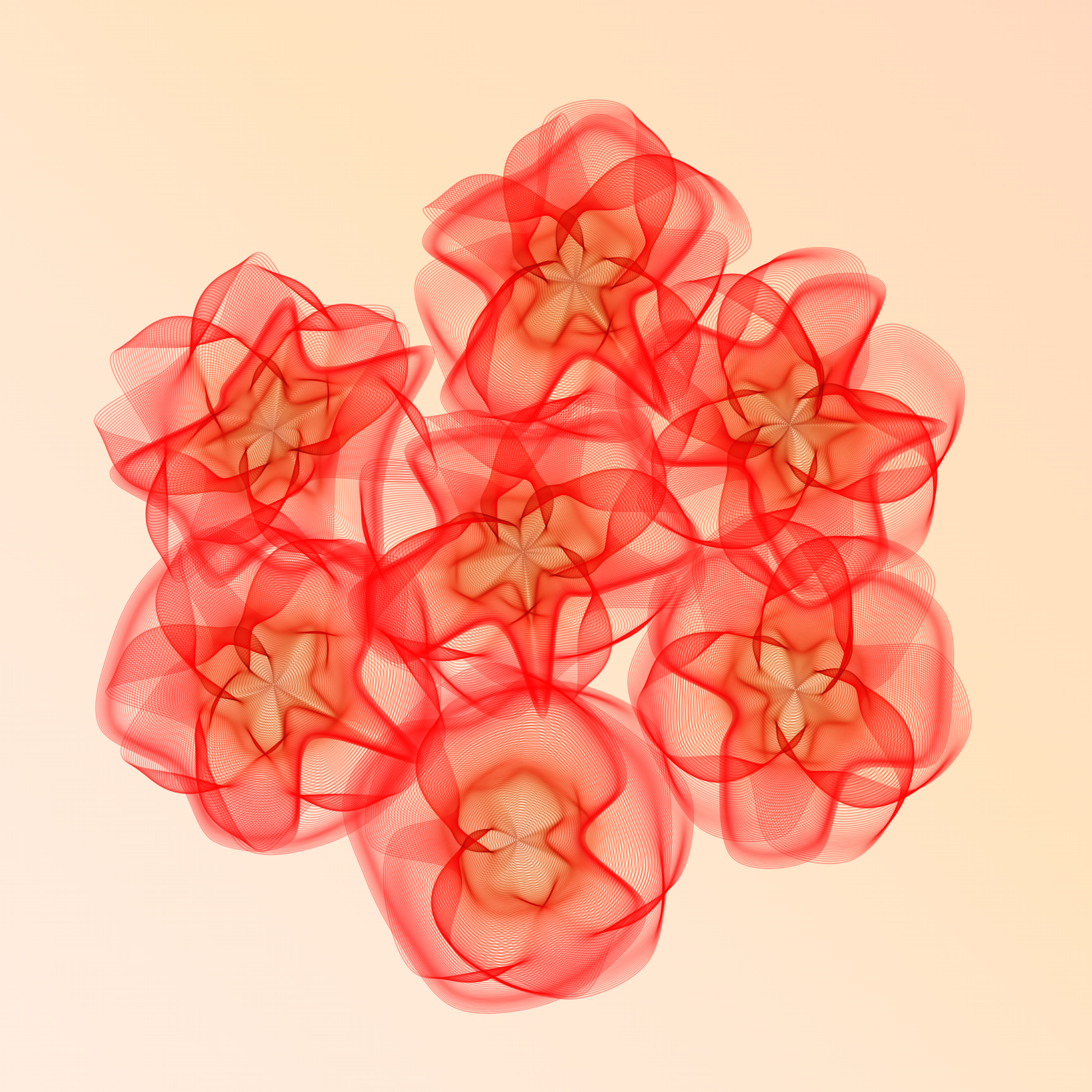 Art Blocks - Art Blocks v2 - Flowers #5597 - NFT # 116005597