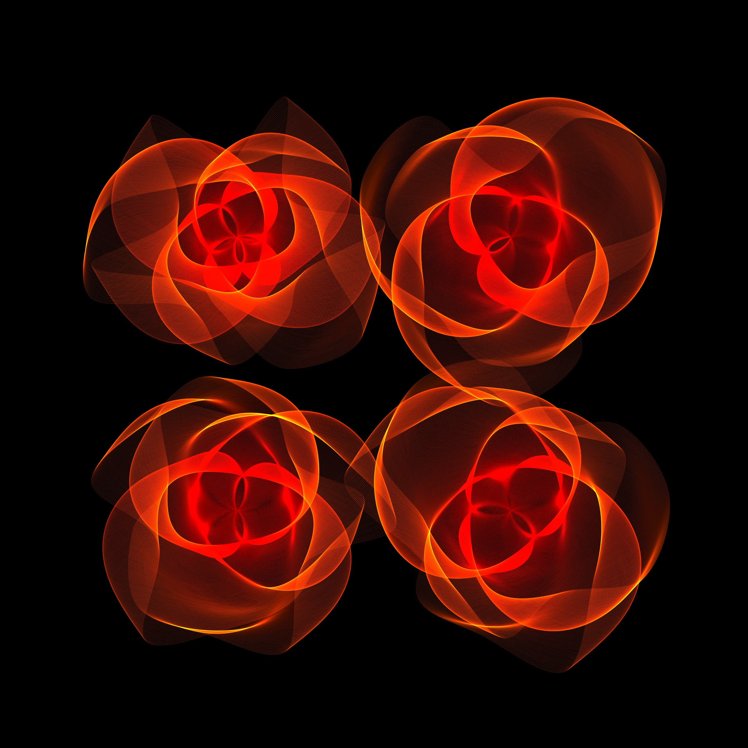 Art Blocks - Art Blocks v2 - Flowers #5604 - NFT # 116005604