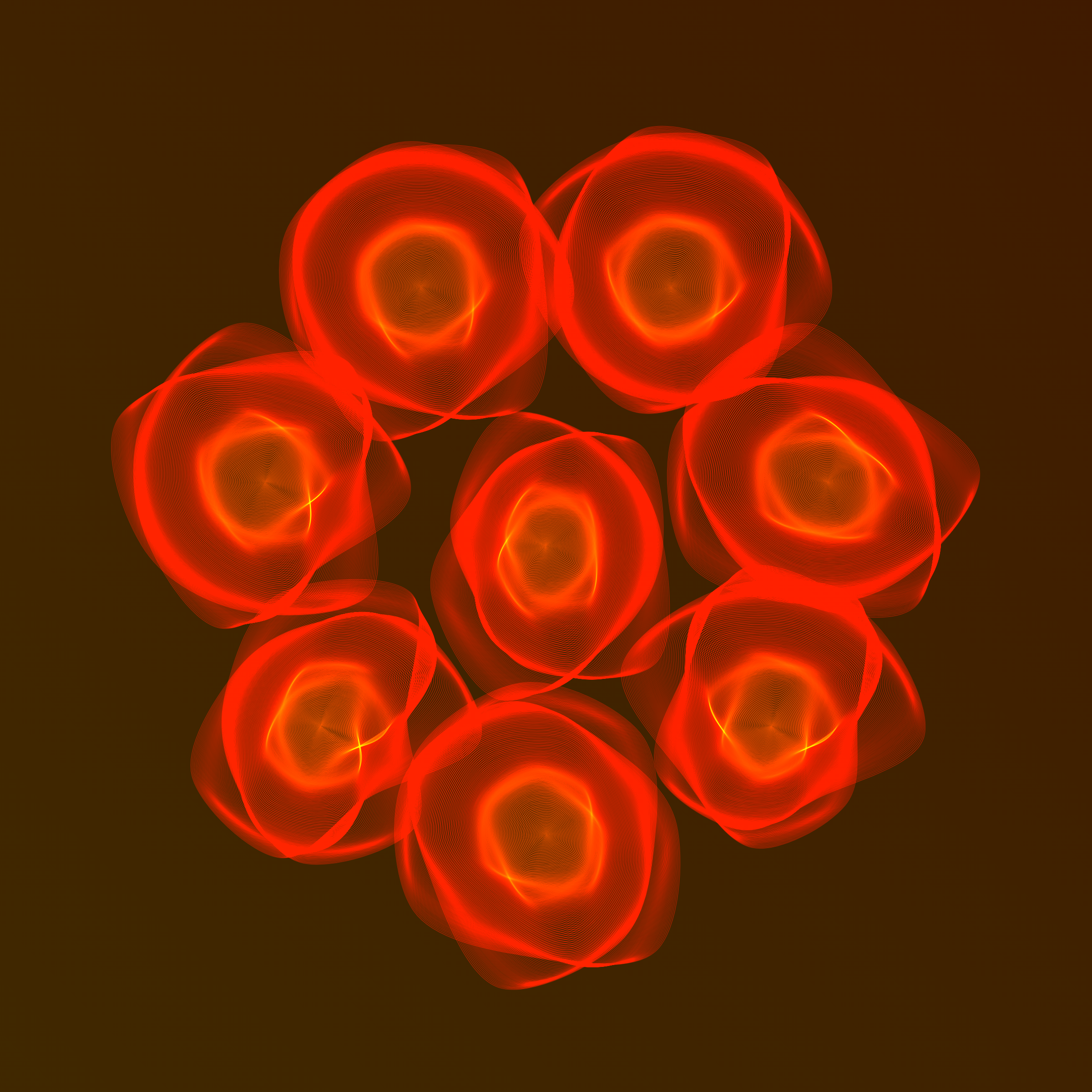 Art Blocks - Art Blocks v2 - Flowers #5605 - NFT # 116005605