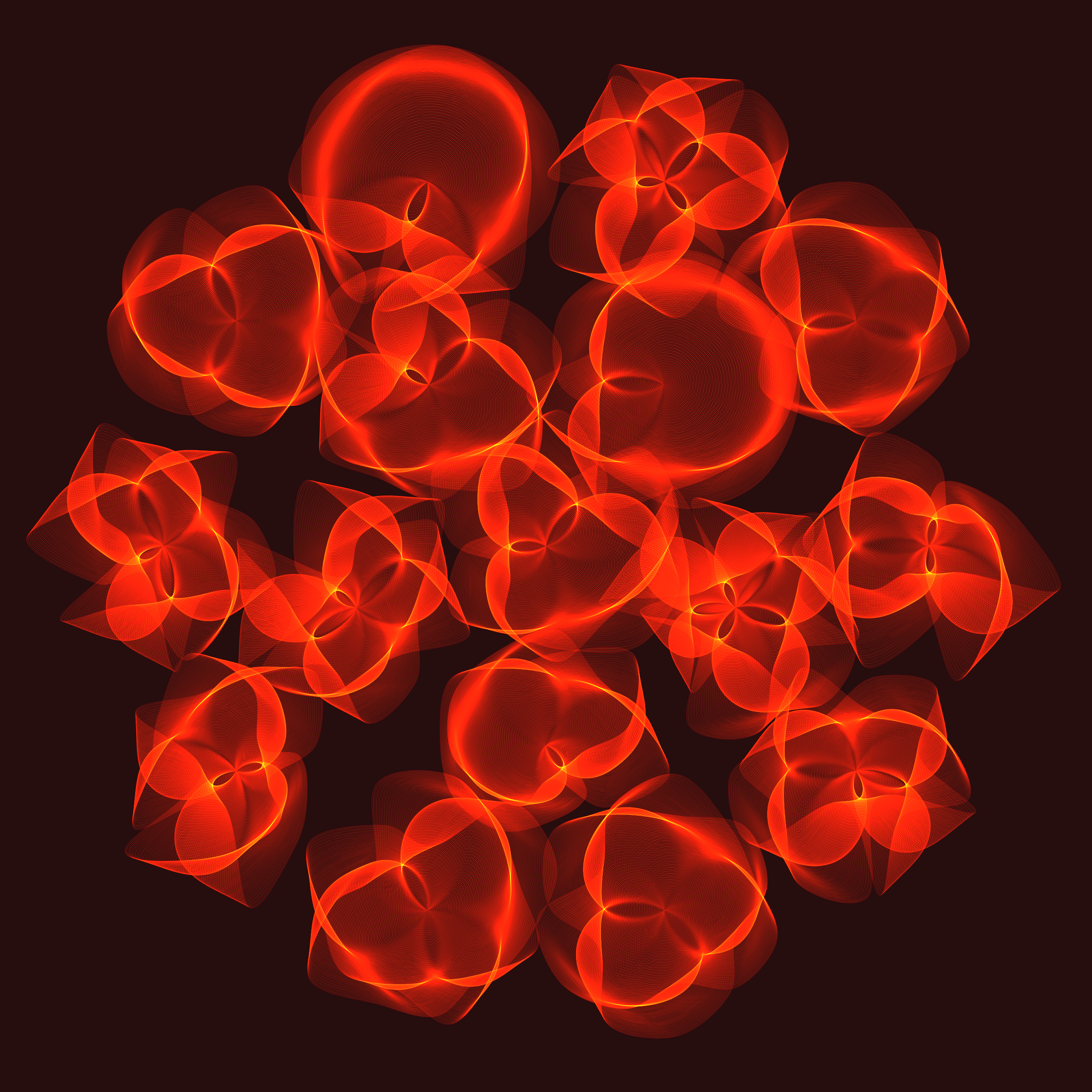 Art Blocks - Art Blocks v2 - Flowers #5608 - NFT # 116005608