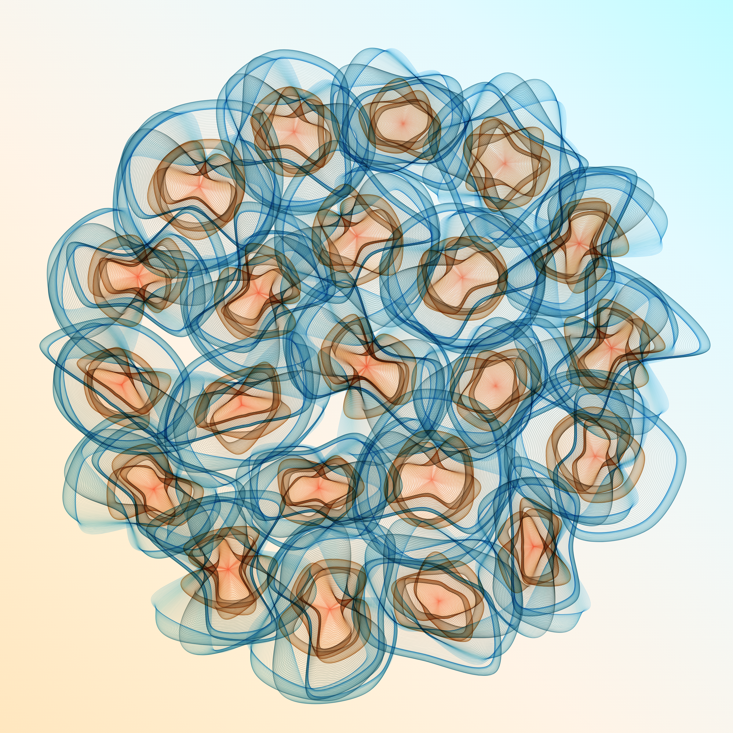 Art Blocks - Art Blocks v2 - Flowers #5609 - NFT # 116005609