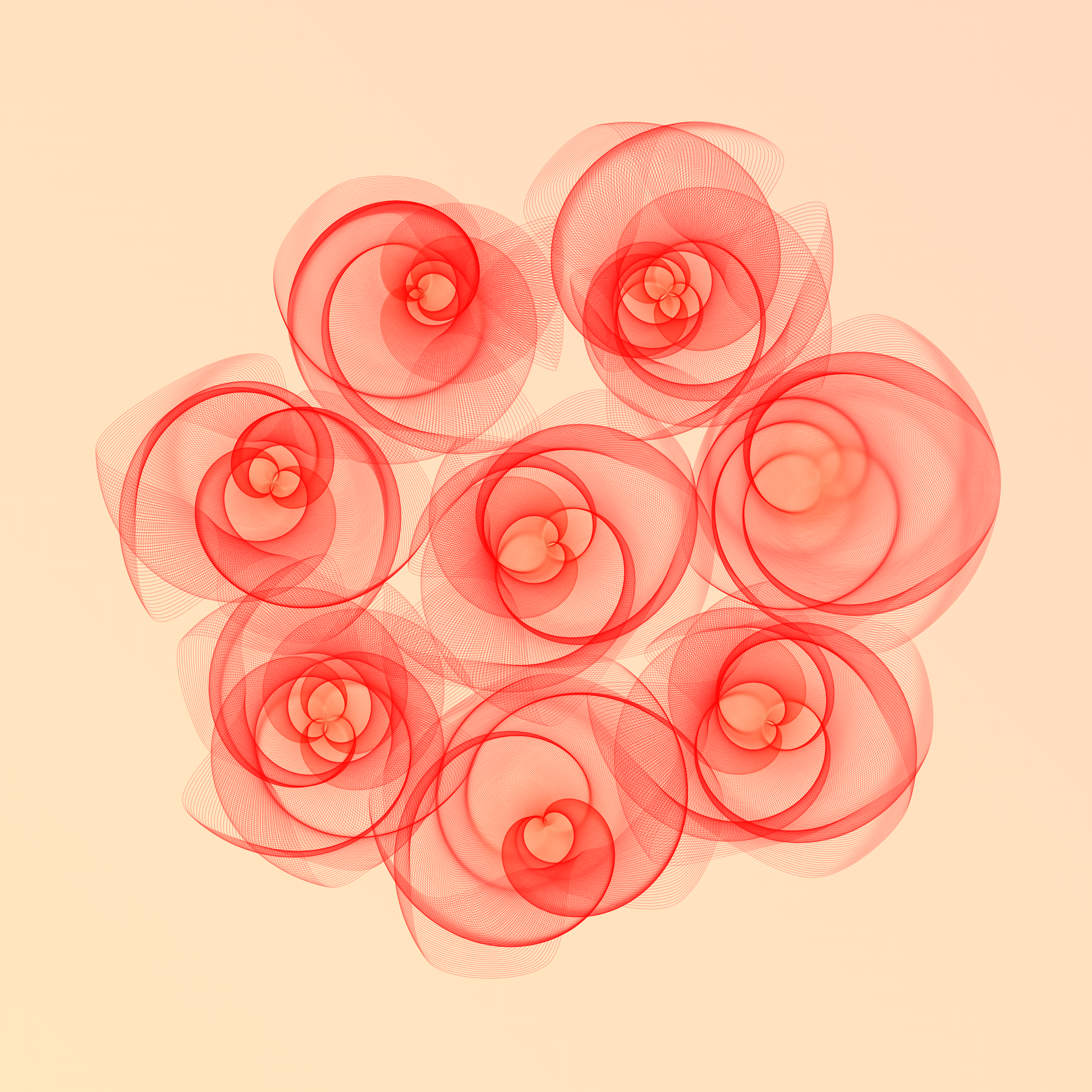 Art Blocks - Art Blocks v2 - Flowers #5610 - NFT # 116005610