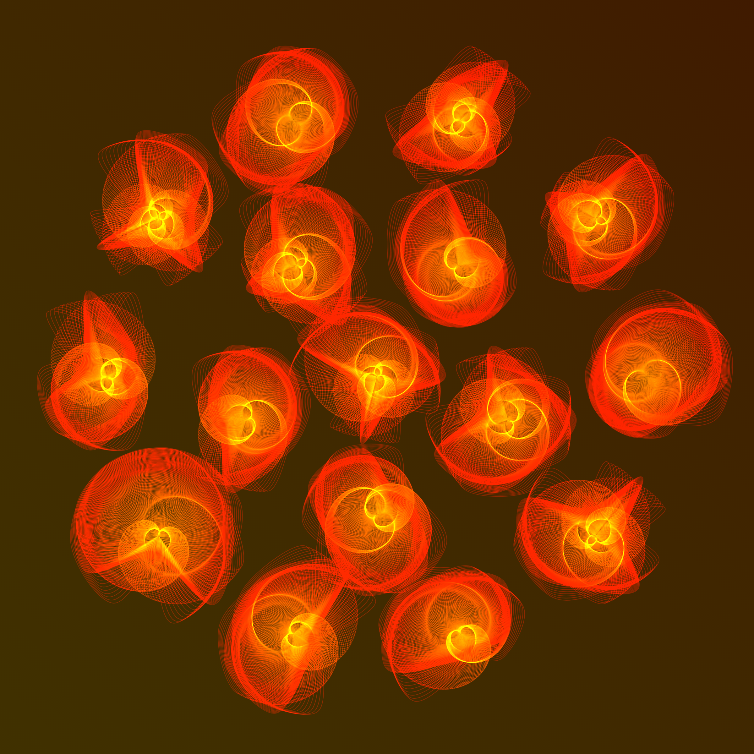 Art Blocks - Art Blocks v2 - Flowers #5619 - NFT # 116005619