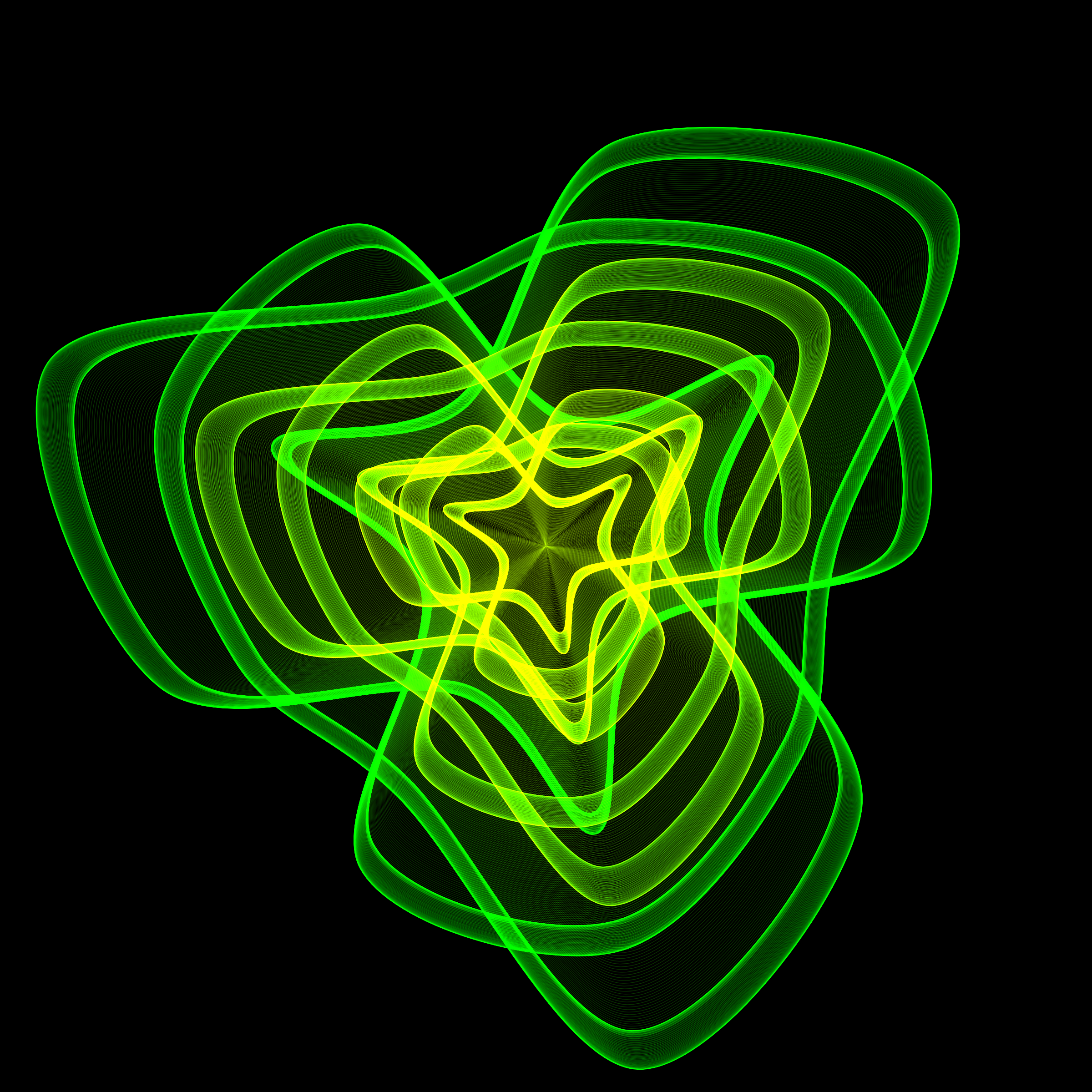 Art Blocks - Art Blocks v2 - Flowers #5624 - NFT # 116005624