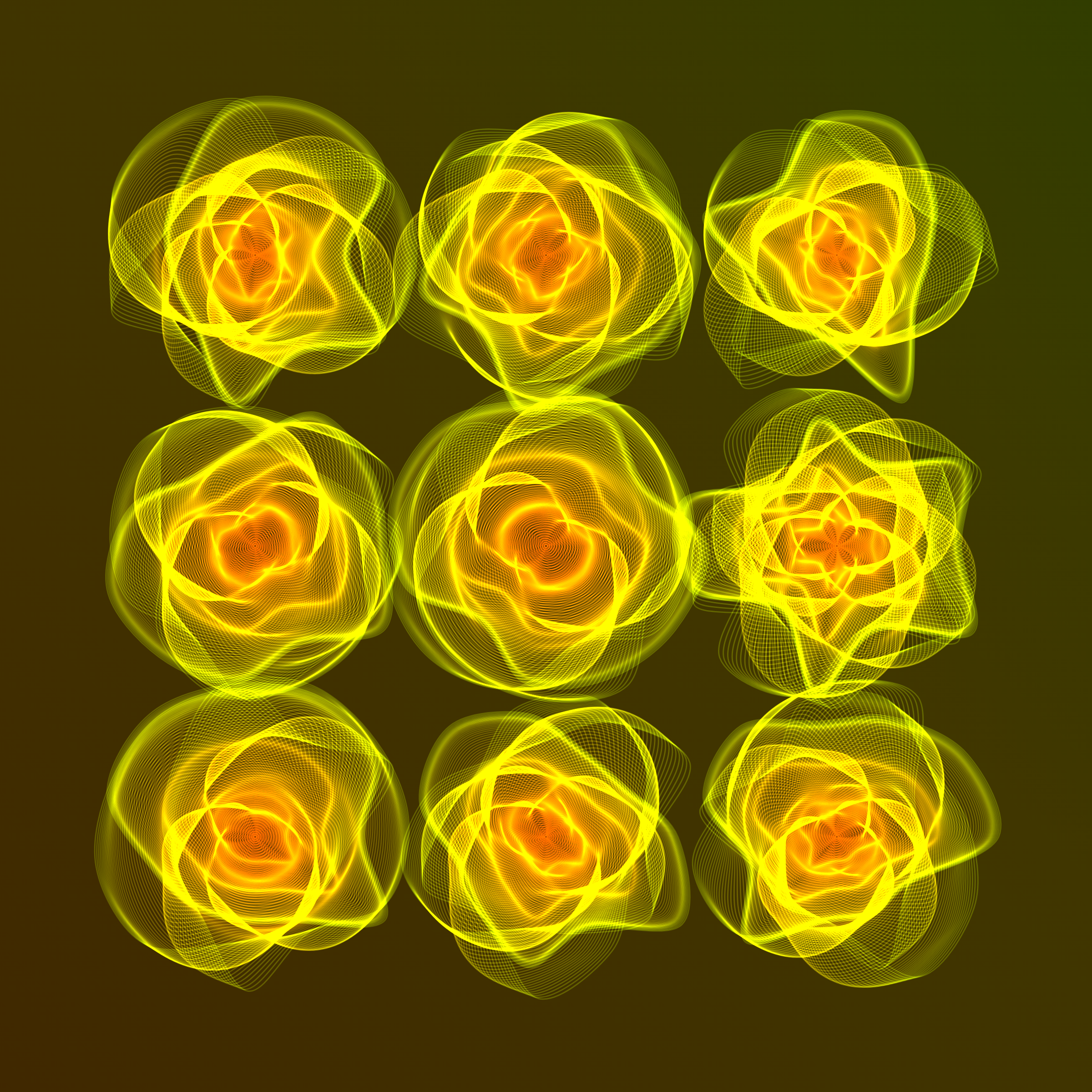 Art Blocks - Art Blocks v2 - Flowers #5632 - NFT # 116005632