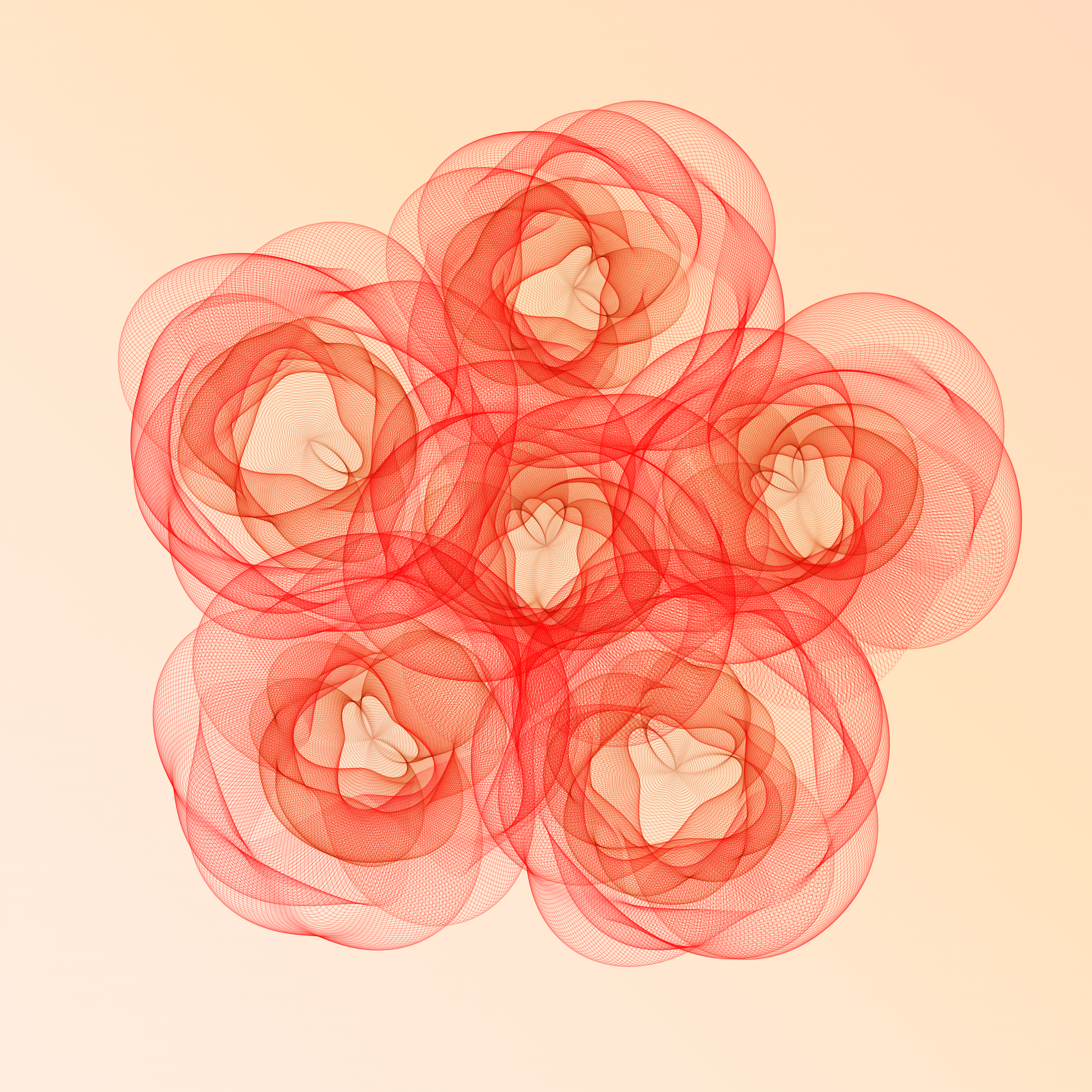 Art Blocks - Art Blocks v2 - Flowers #5638 - NFT # 116005638