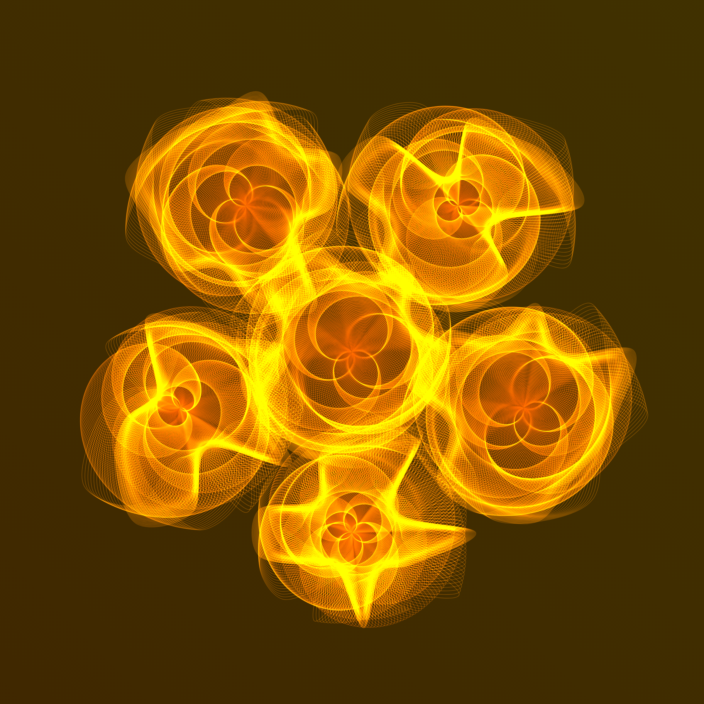 Art Blocks - Art Blocks v2 - Flowers #5642 - NFT # 116005642