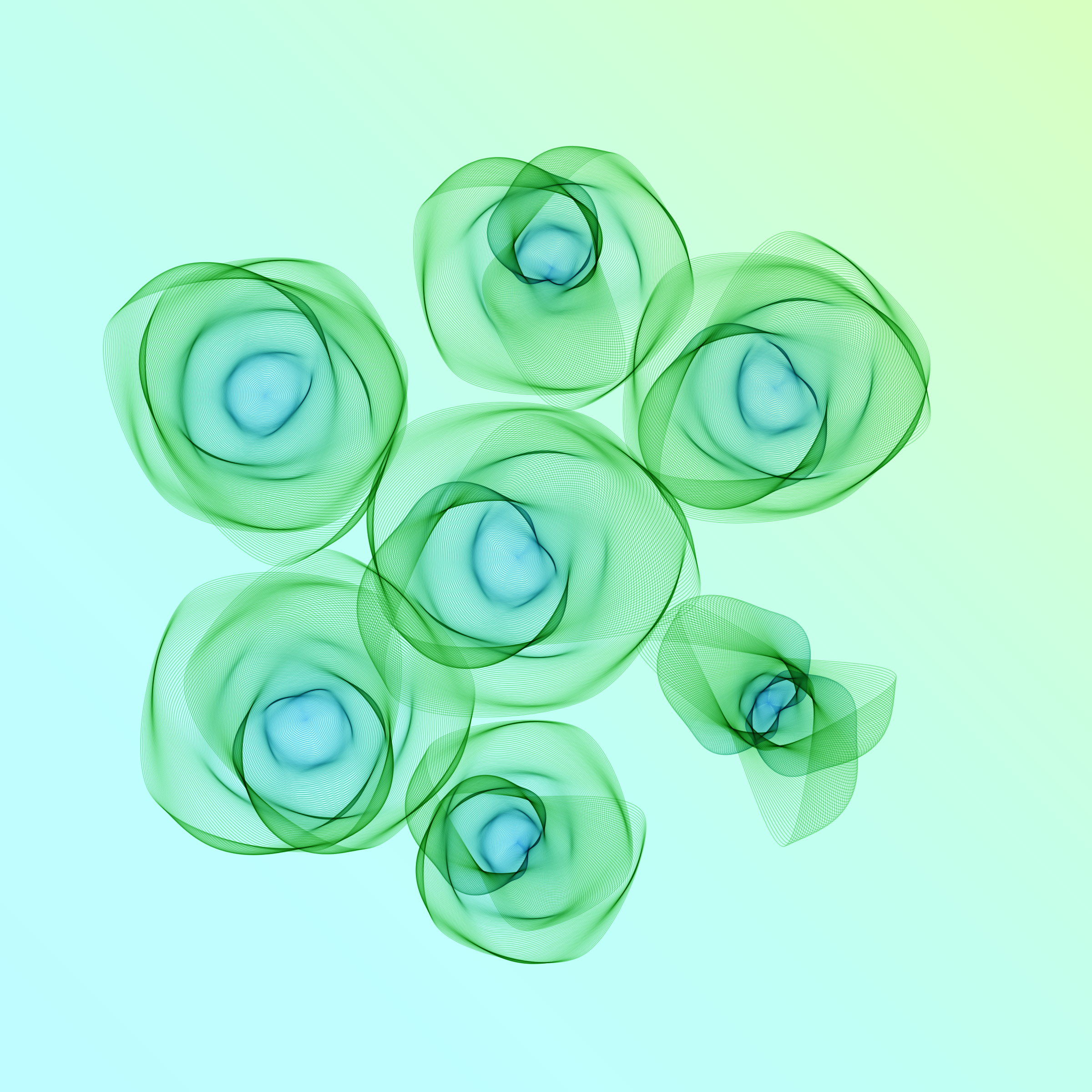 Art Blocks - Art Blocks v2 - Flowers #5666 - NFT # 116005666