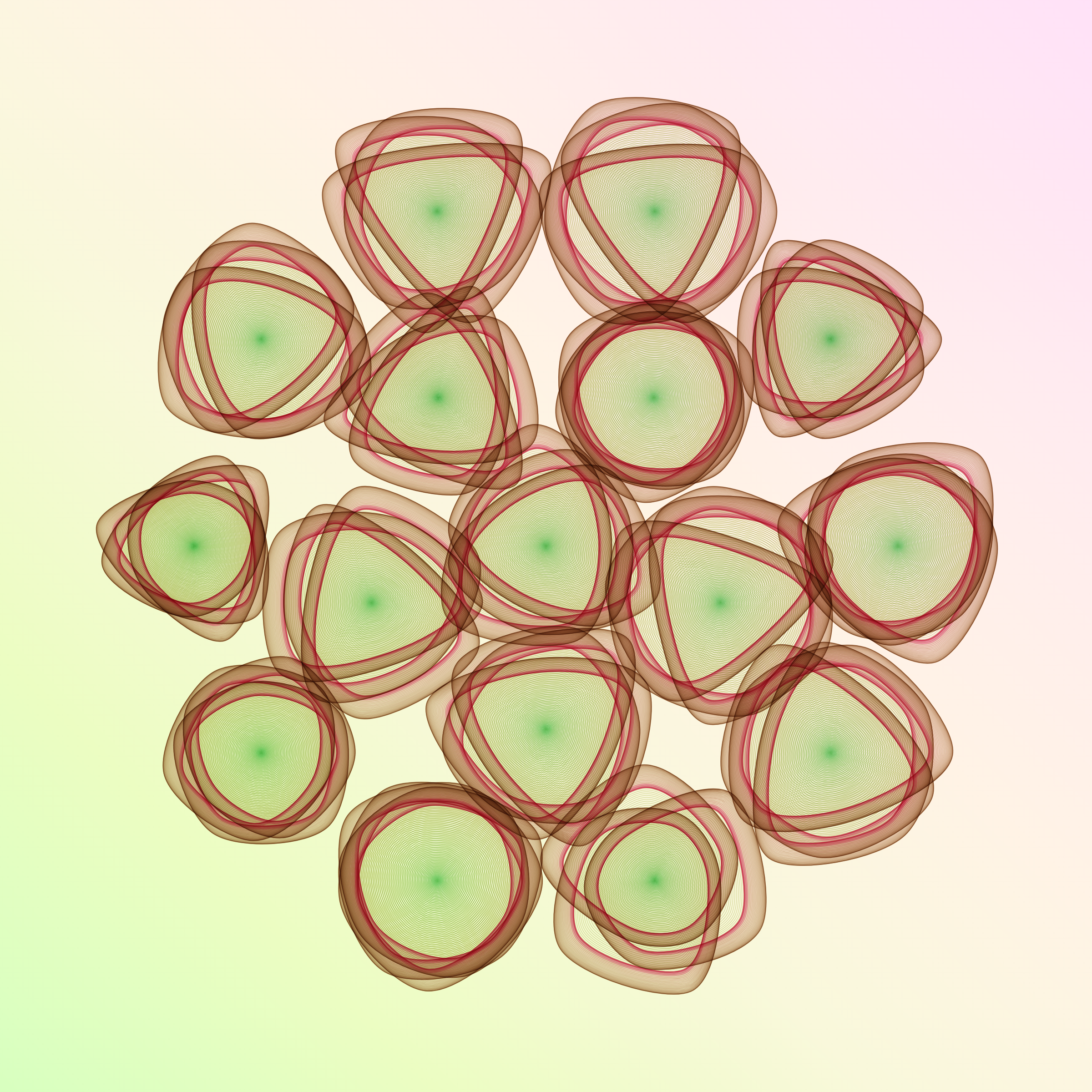 Art Blocks - Art Blocks v2 - Flowers #5667 - NFT # 116005667