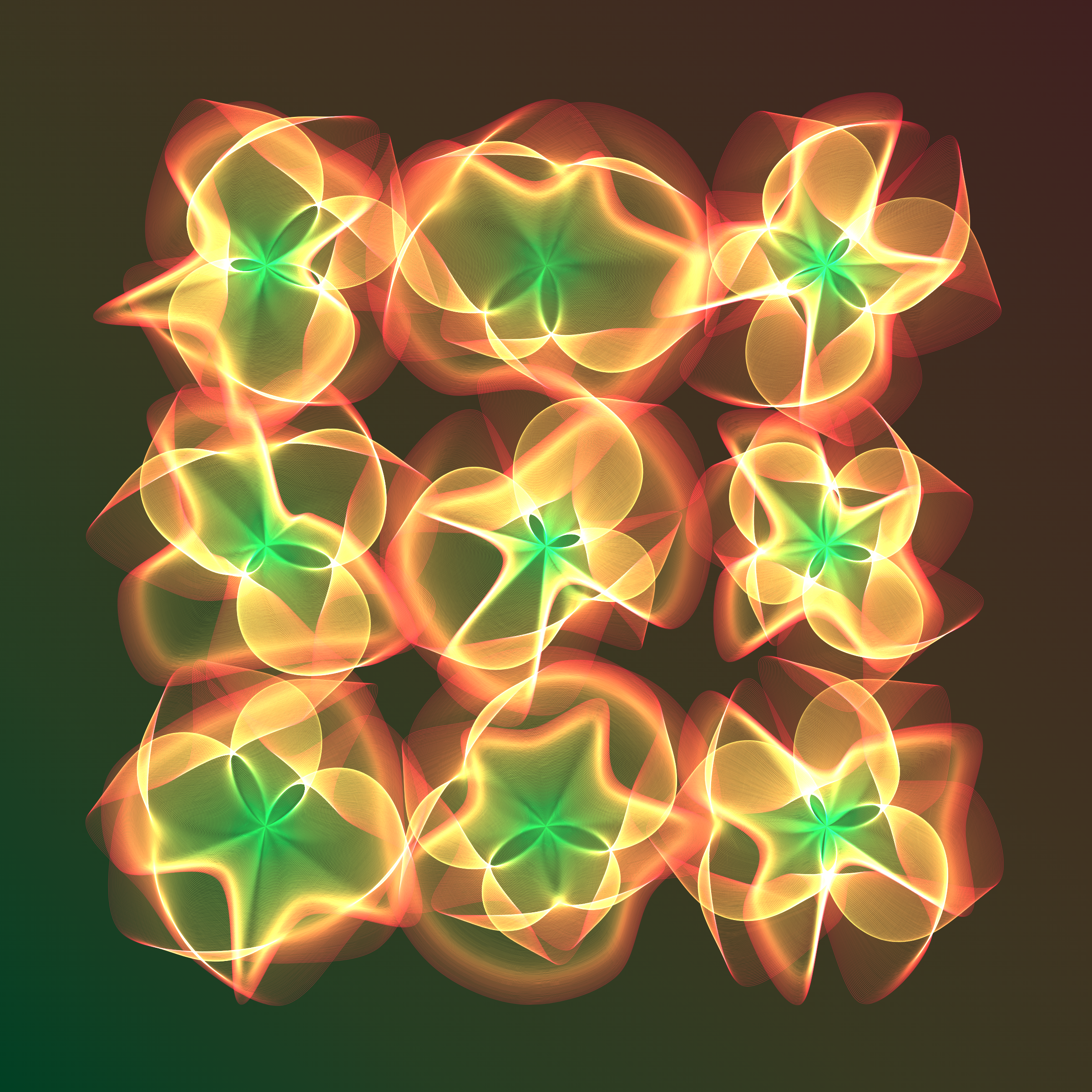 Art Blocks - Art Blocks v2 - Flowers #5669 - NFT # 116005669