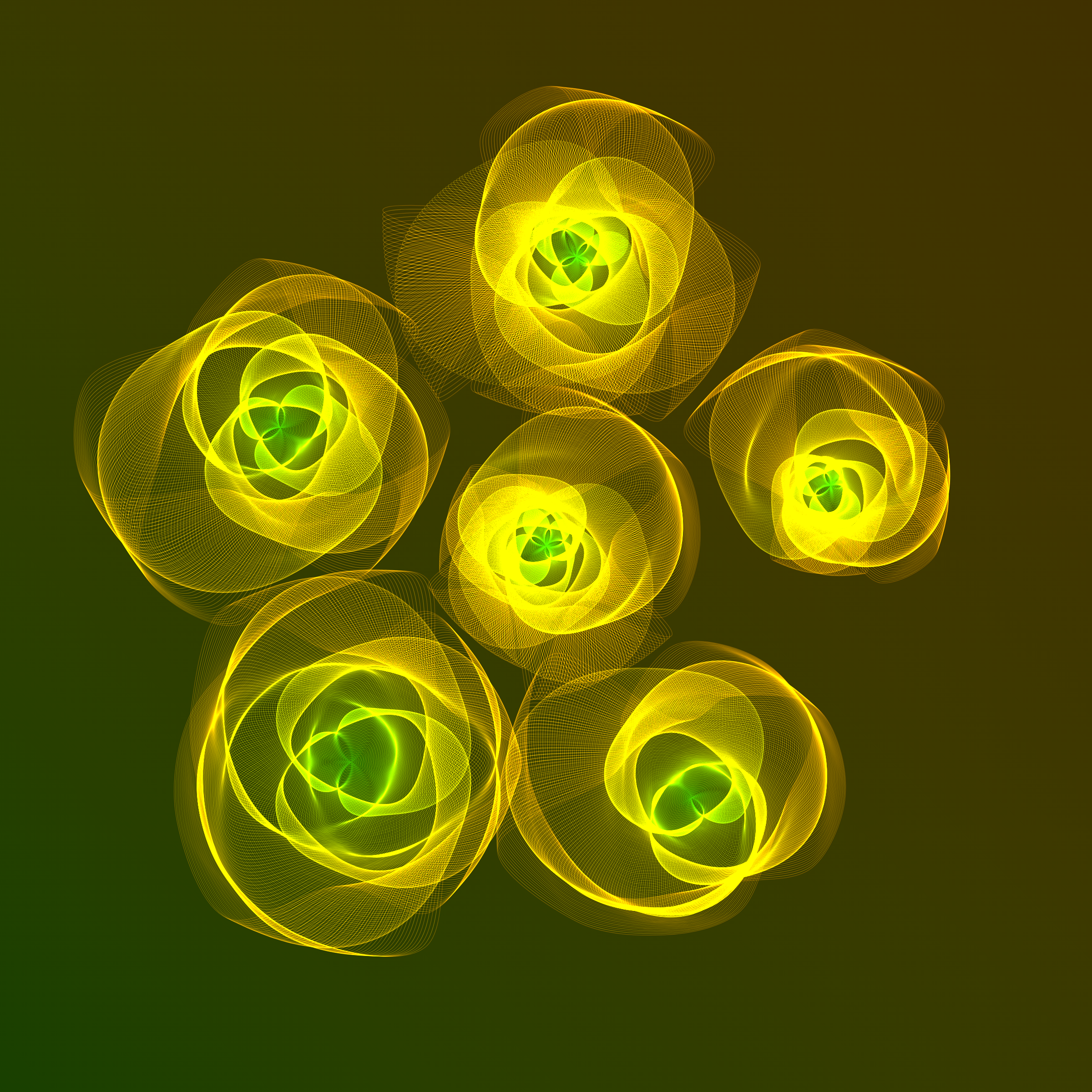 Art Blocks - Art Blocks v2 - Flowers #5679 - NFT # 116005679