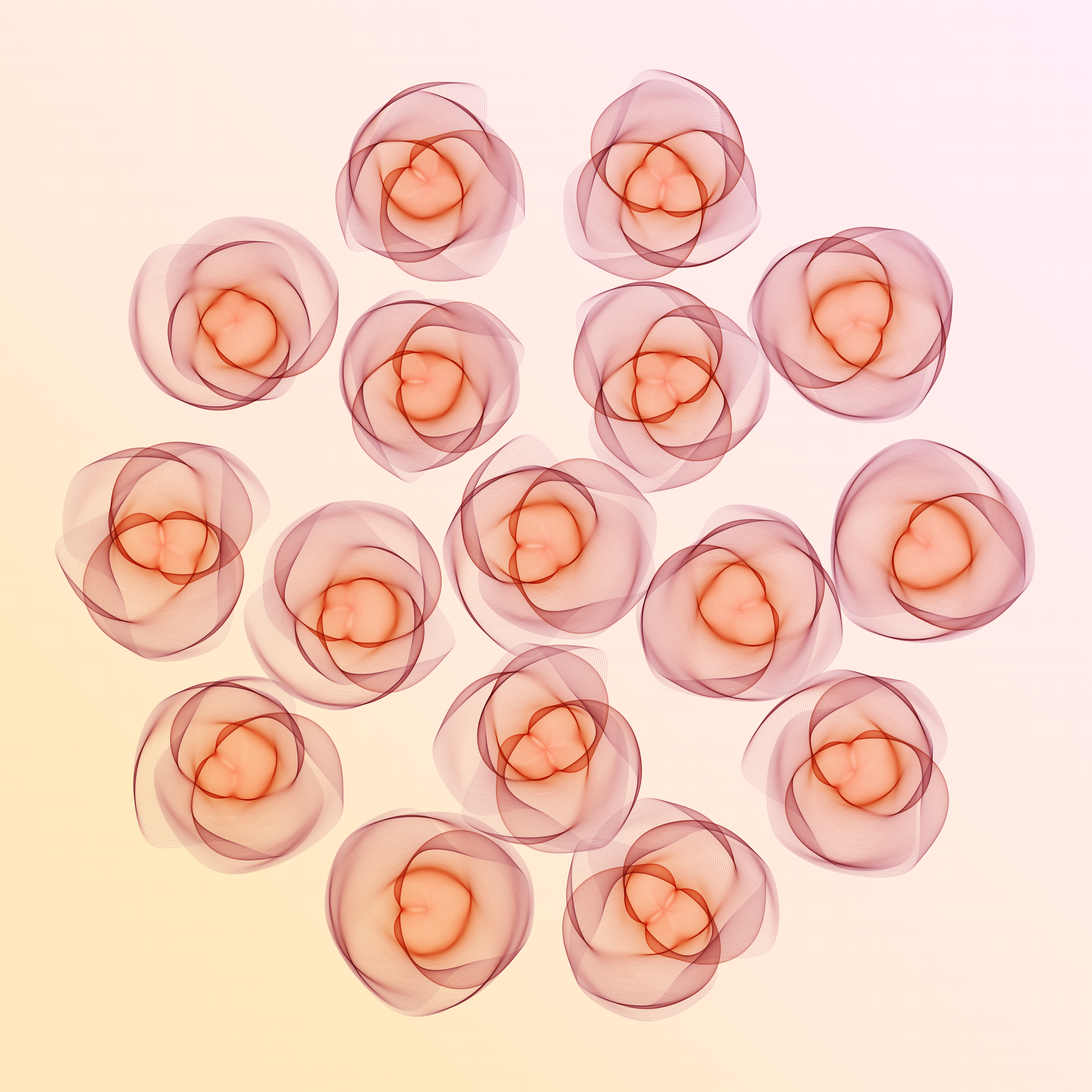 Art Blocks - Art Blocks v2 - Flowers #5682 - NFT # 116005682