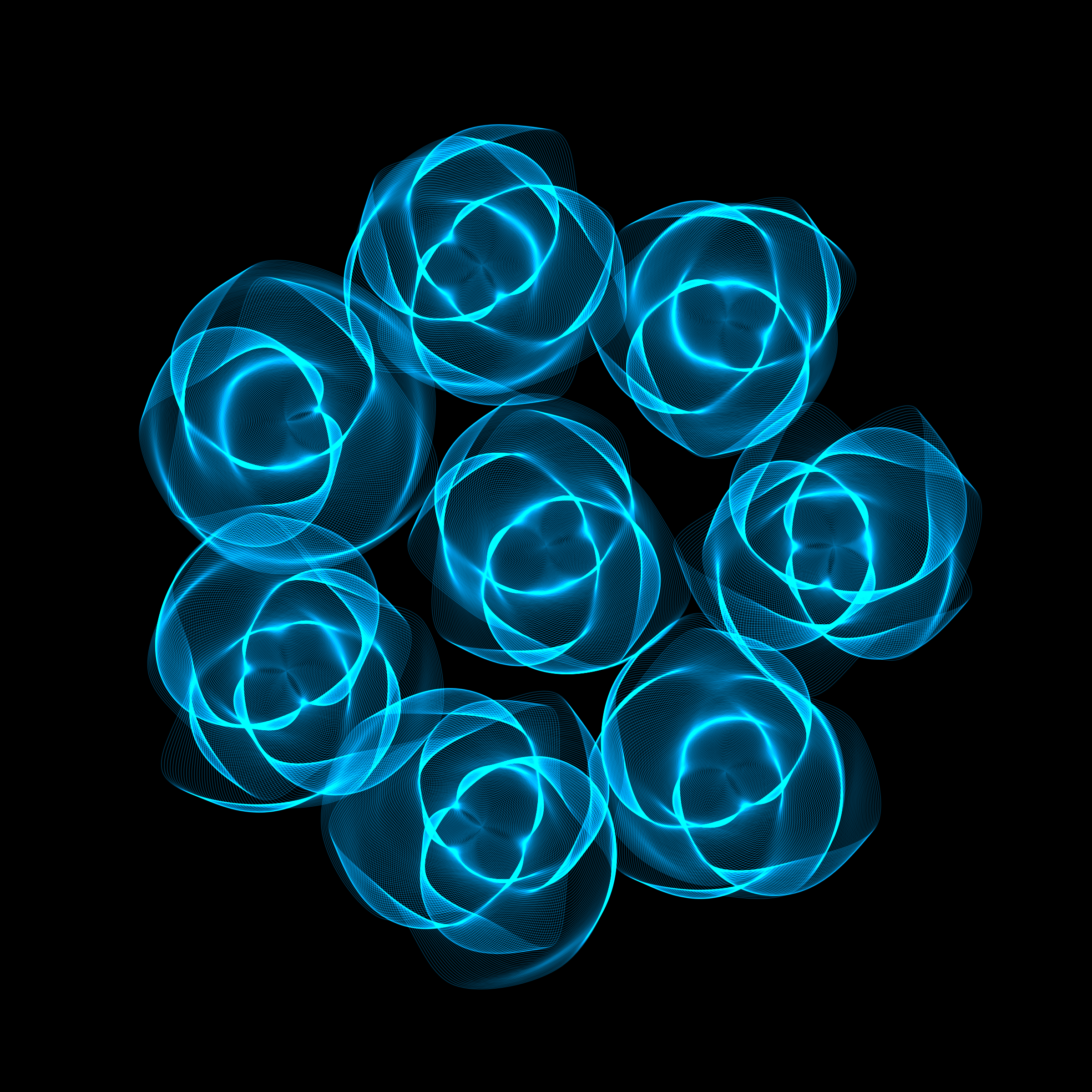 Art Blocks - Art Blocks v2 - Flowers #5683 - NFT # 116005683