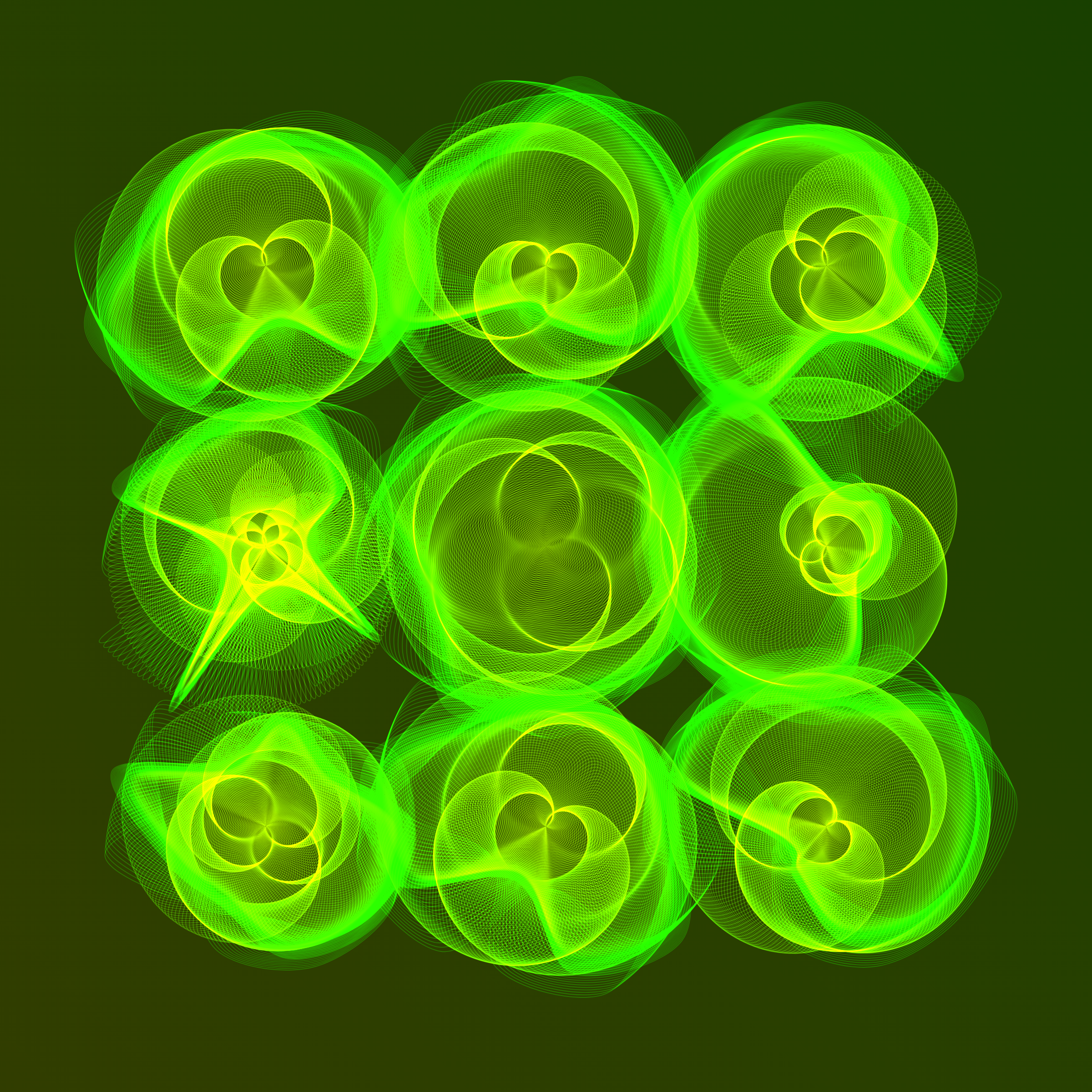 Art Blocks - Art Blocks v2 - Flowers #5689 - NFT # 116005689