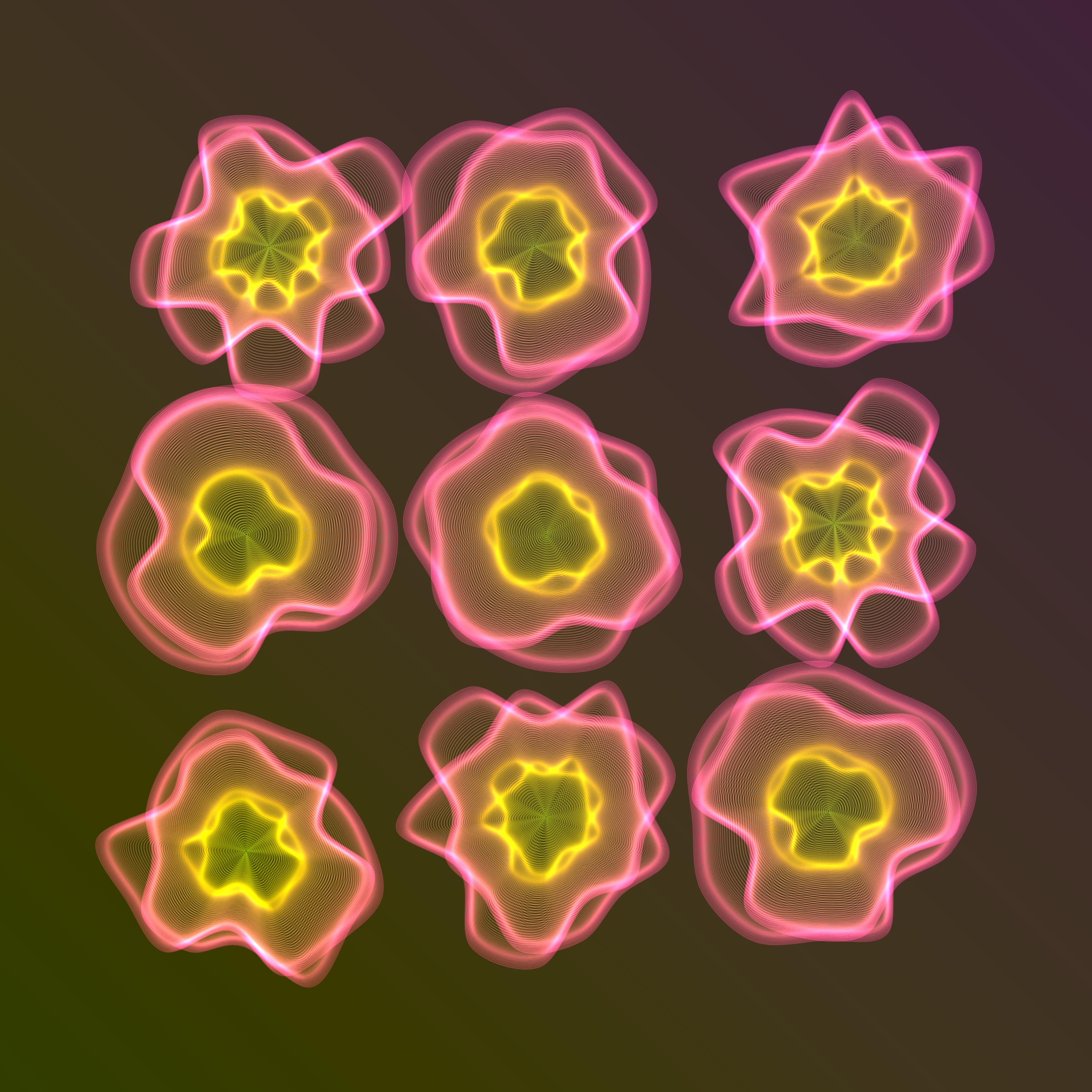 Art Blocks - Art Blocks v2 - Flowers #5690 - NFT # 116005690